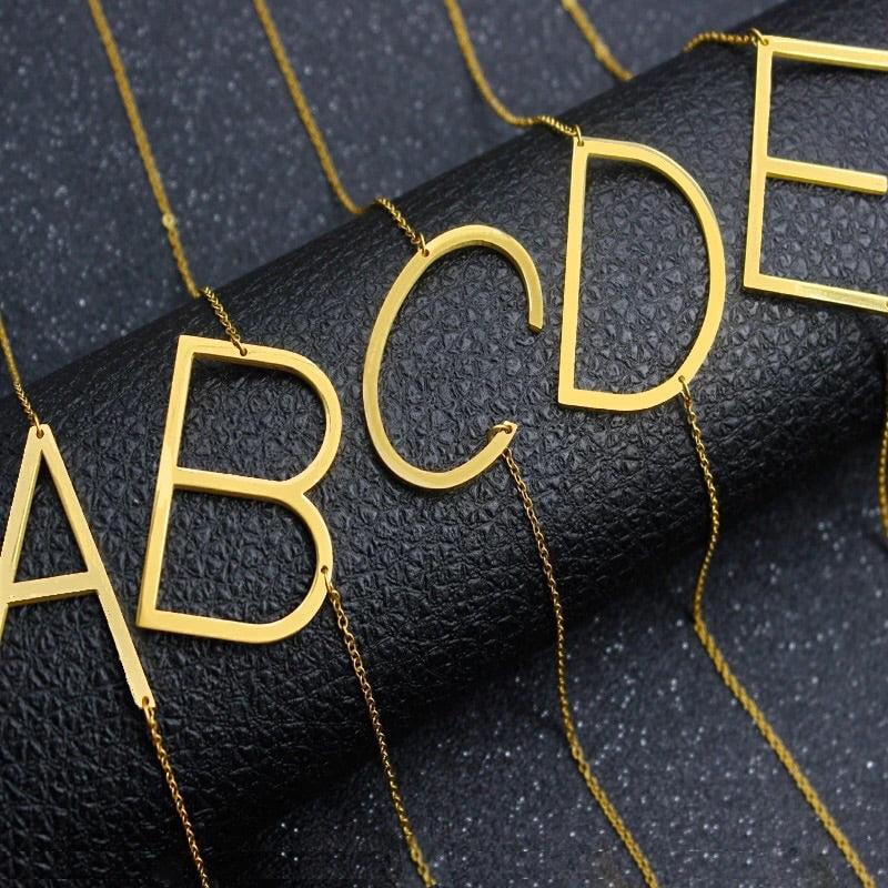 ABCs and XYZs Monogram Letter Necklace - Image 5