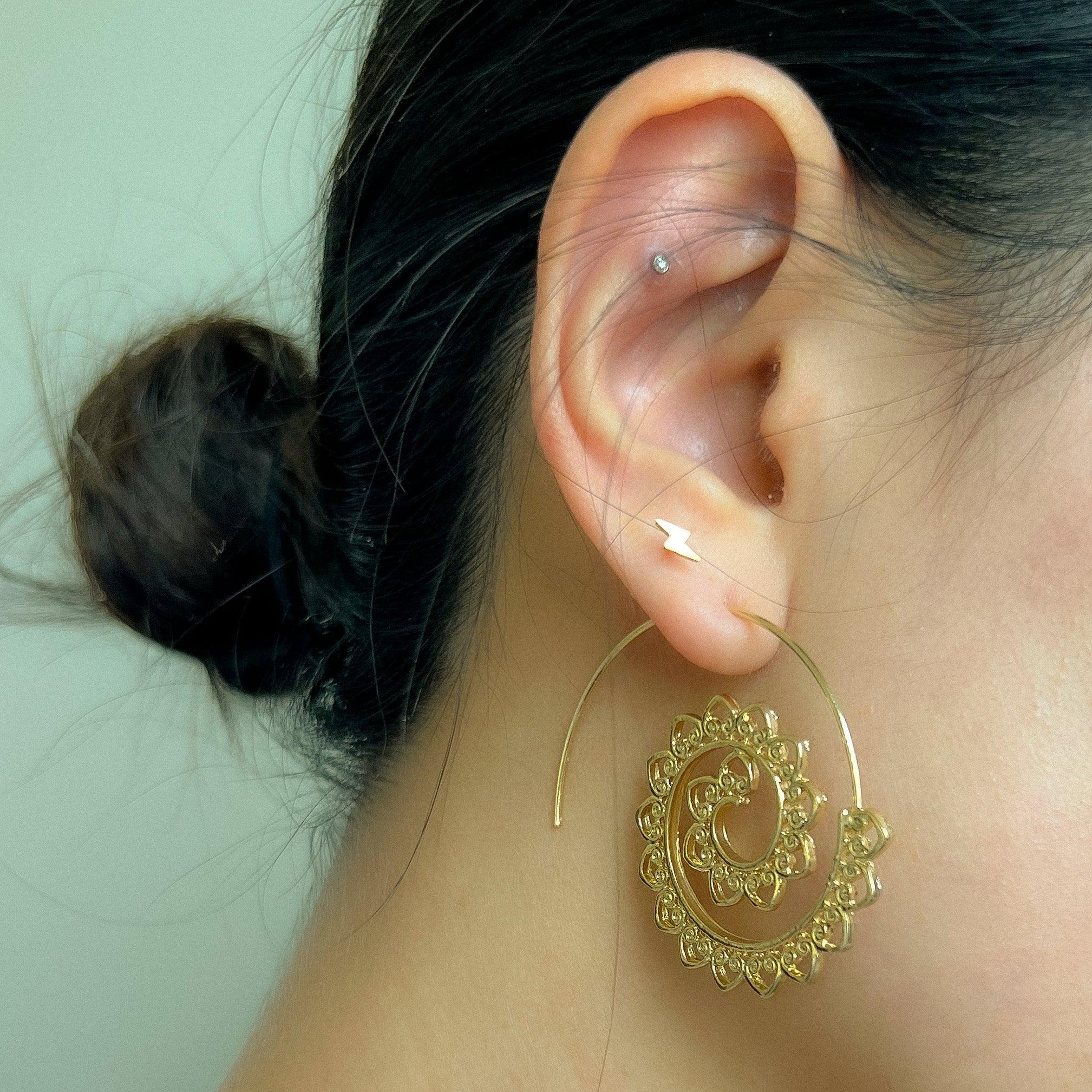 Aisha Swirl Earrings - LAST CHANCE / FINAL SALE