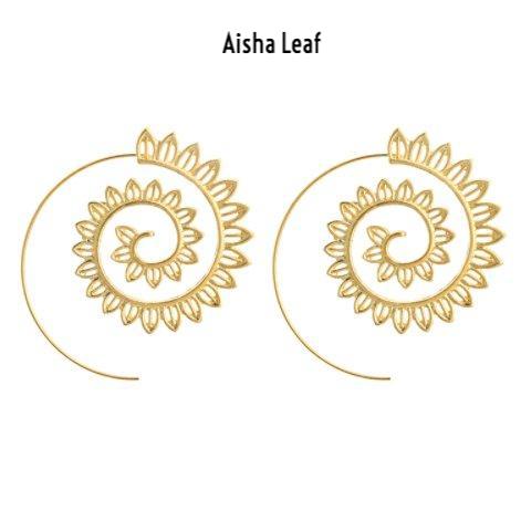 Aisha Swirl Earrings - LAST CHANCE / FINAL SALE - Image 5