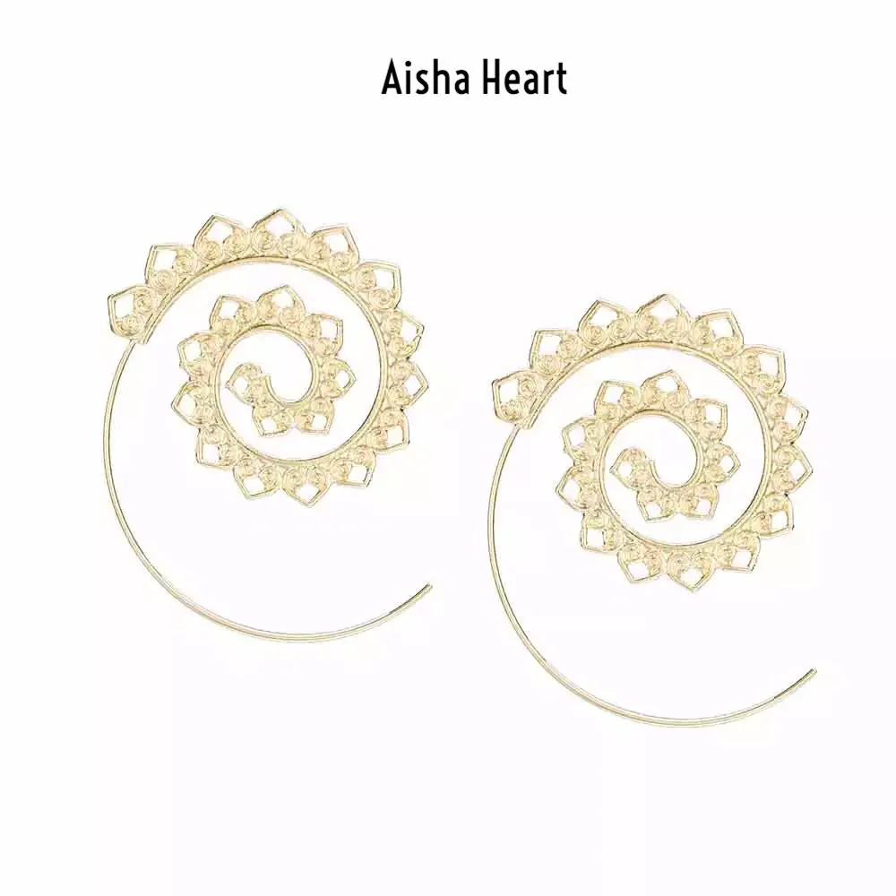 Aisha Swirl Earrings - LAST CHANCE / FINAL SALE - Image 7