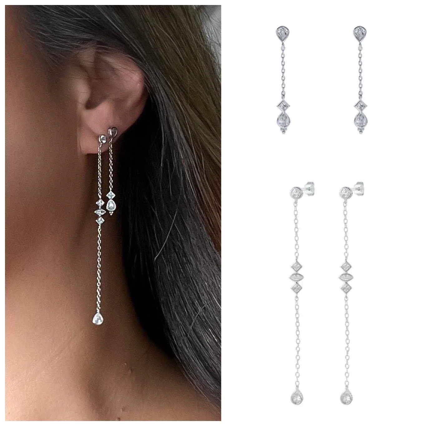 Alba Drop Earrings - 2 Styles LAST CHANCE! - Image 2