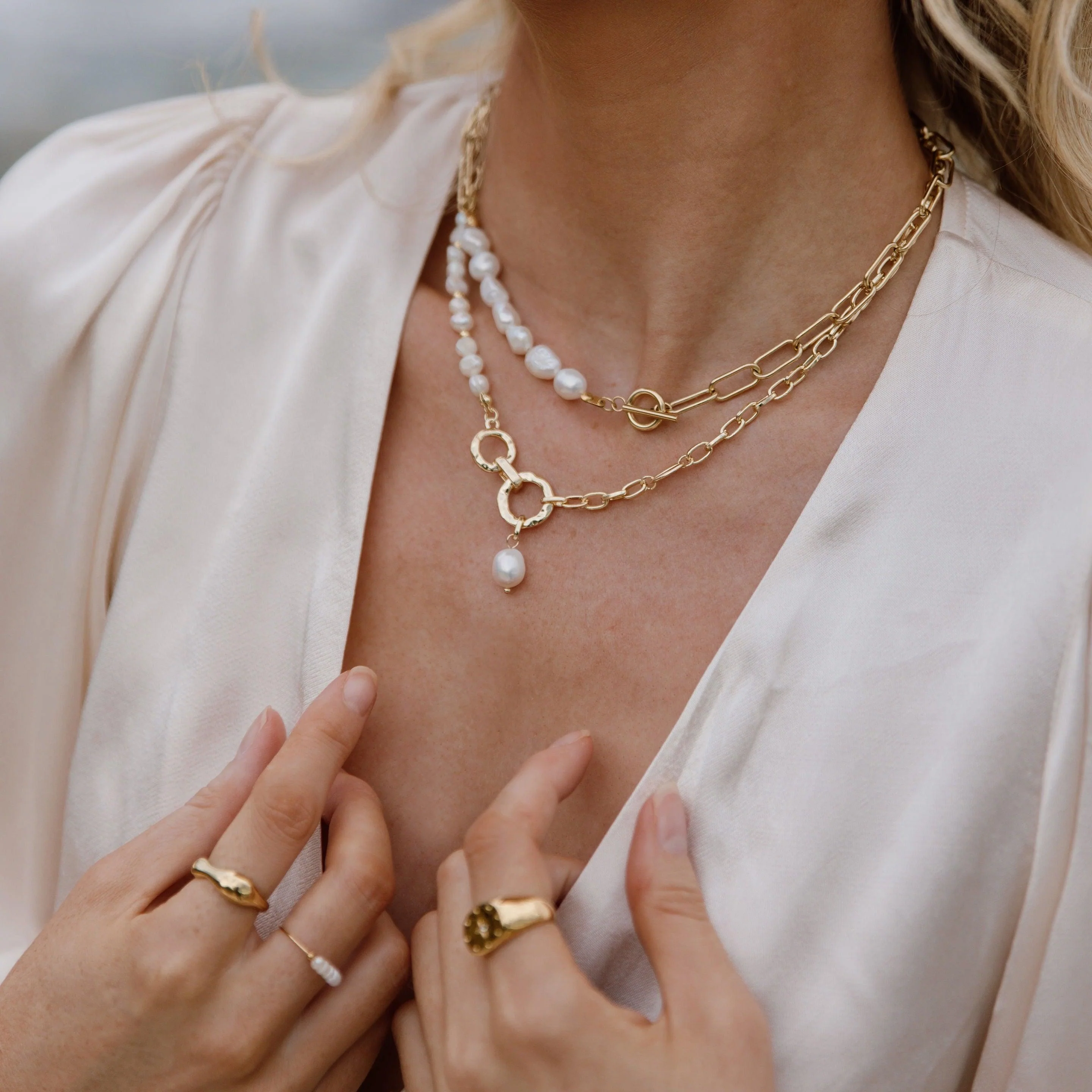 Amara Freshwater Pearl Necklace - LAST CHANCE! - Image 12