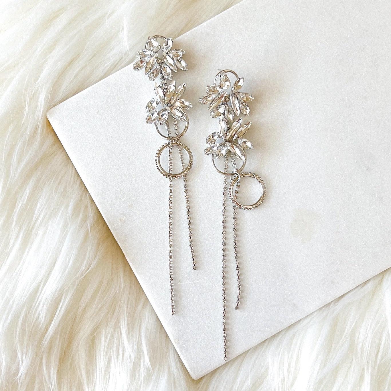 Amaryllis Rhinestone Earrings - Image 5