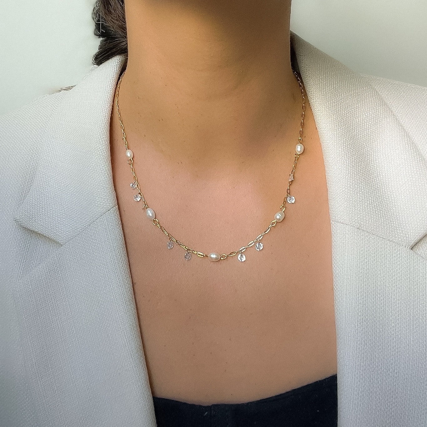 Amerie Freshwater Pearl Necklace - LAST CHANCE! - Image 4