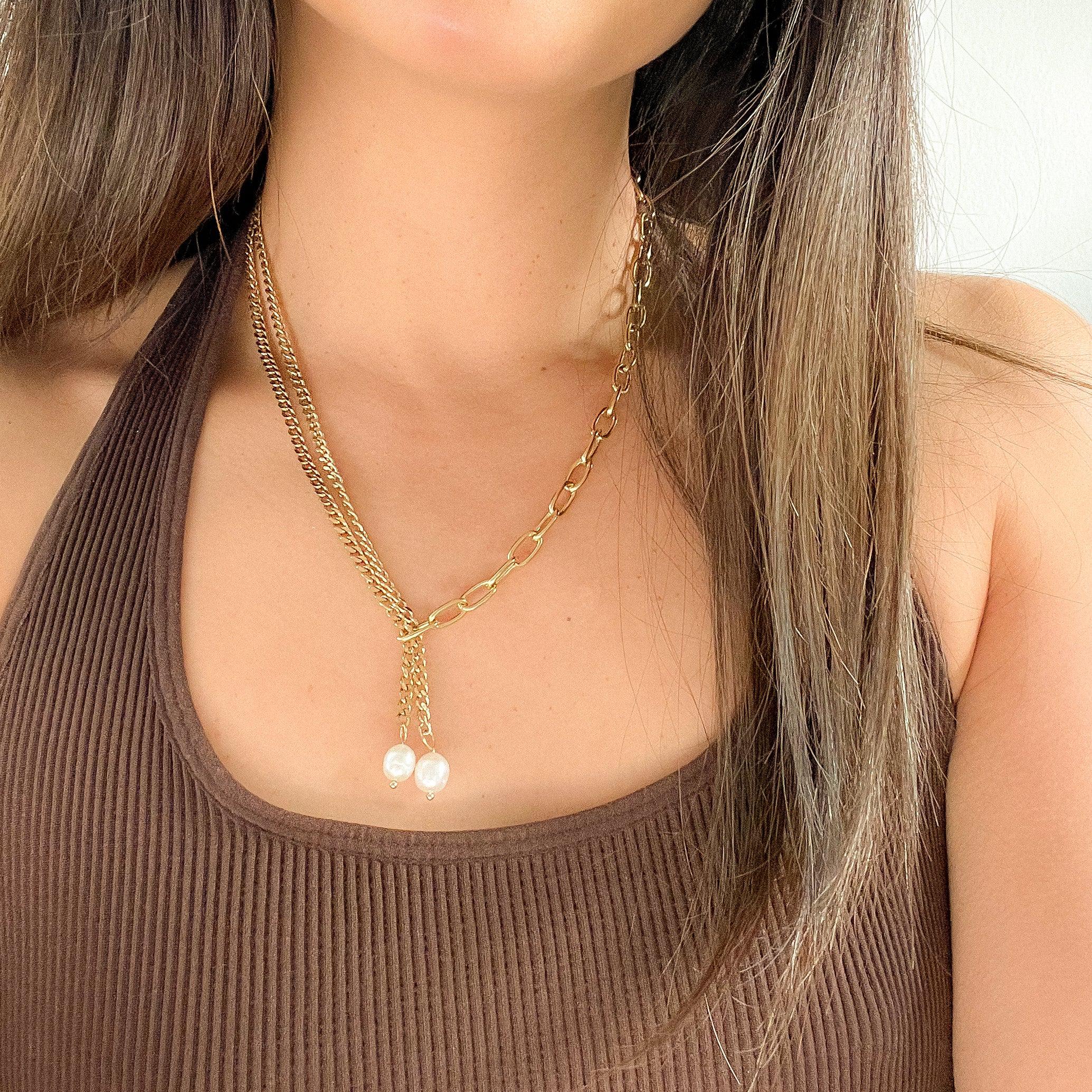 Anais Freshwater Pearl Necklace - LAST CHANCE! - Image 3