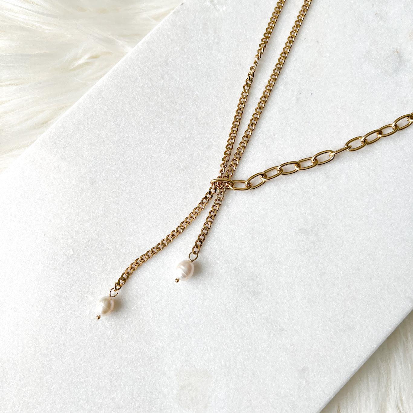 Anais Freshwater Pearl Necklace - LAST CHANCE! - Image 4