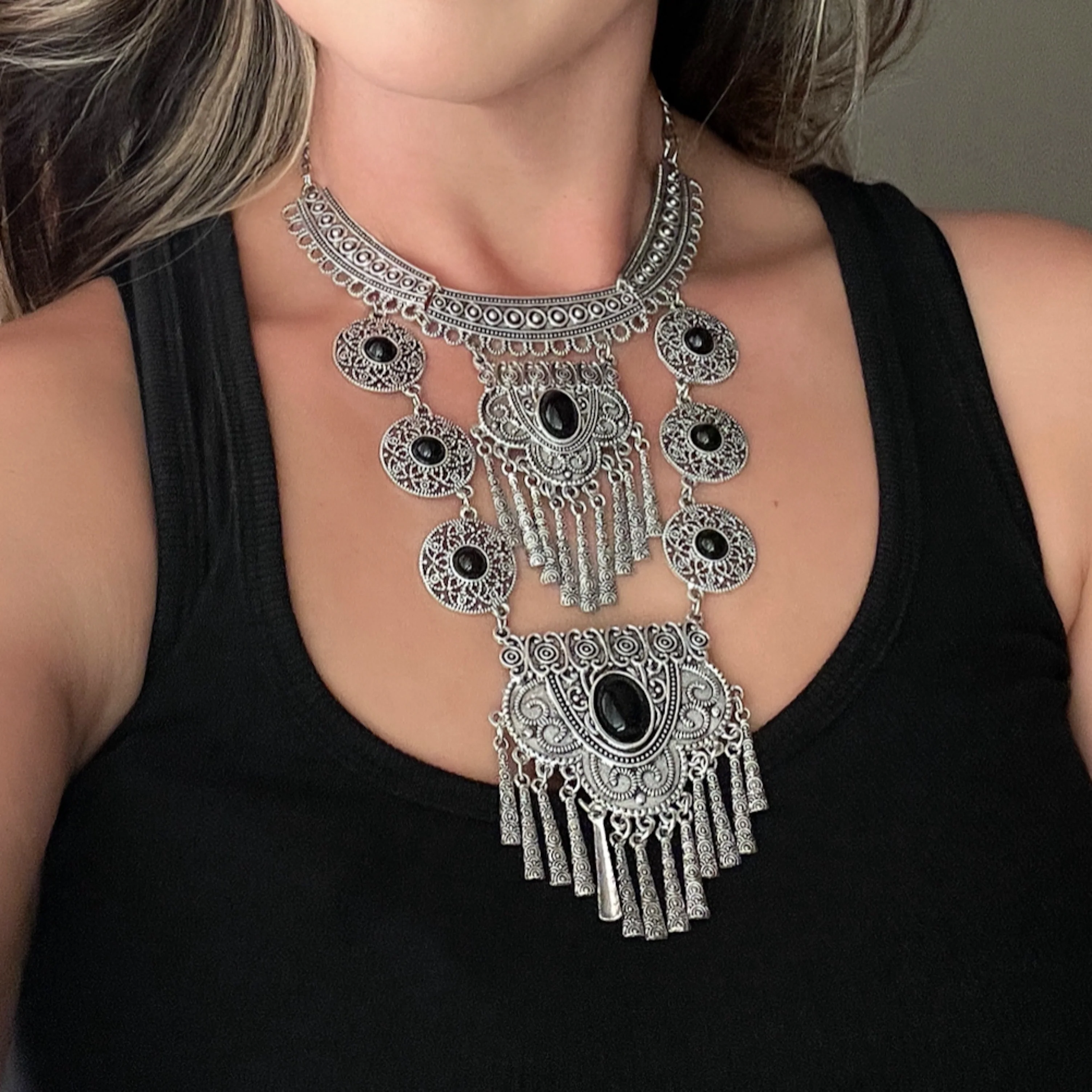 Ara Boho Statement Necklace - 3 Colors! - Image 11
