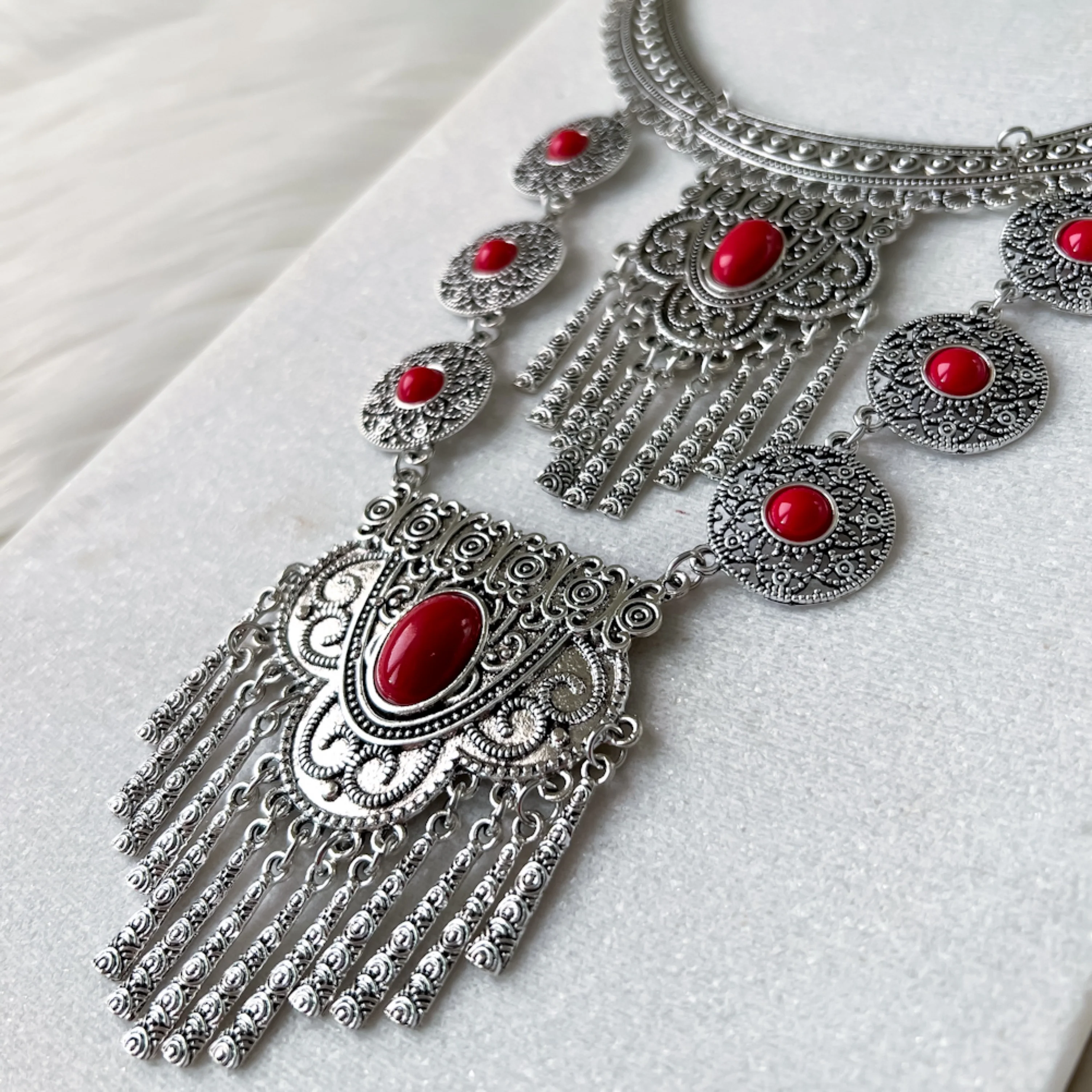 Ara Boho Statement Necklace - 3 Colors! - Image 21