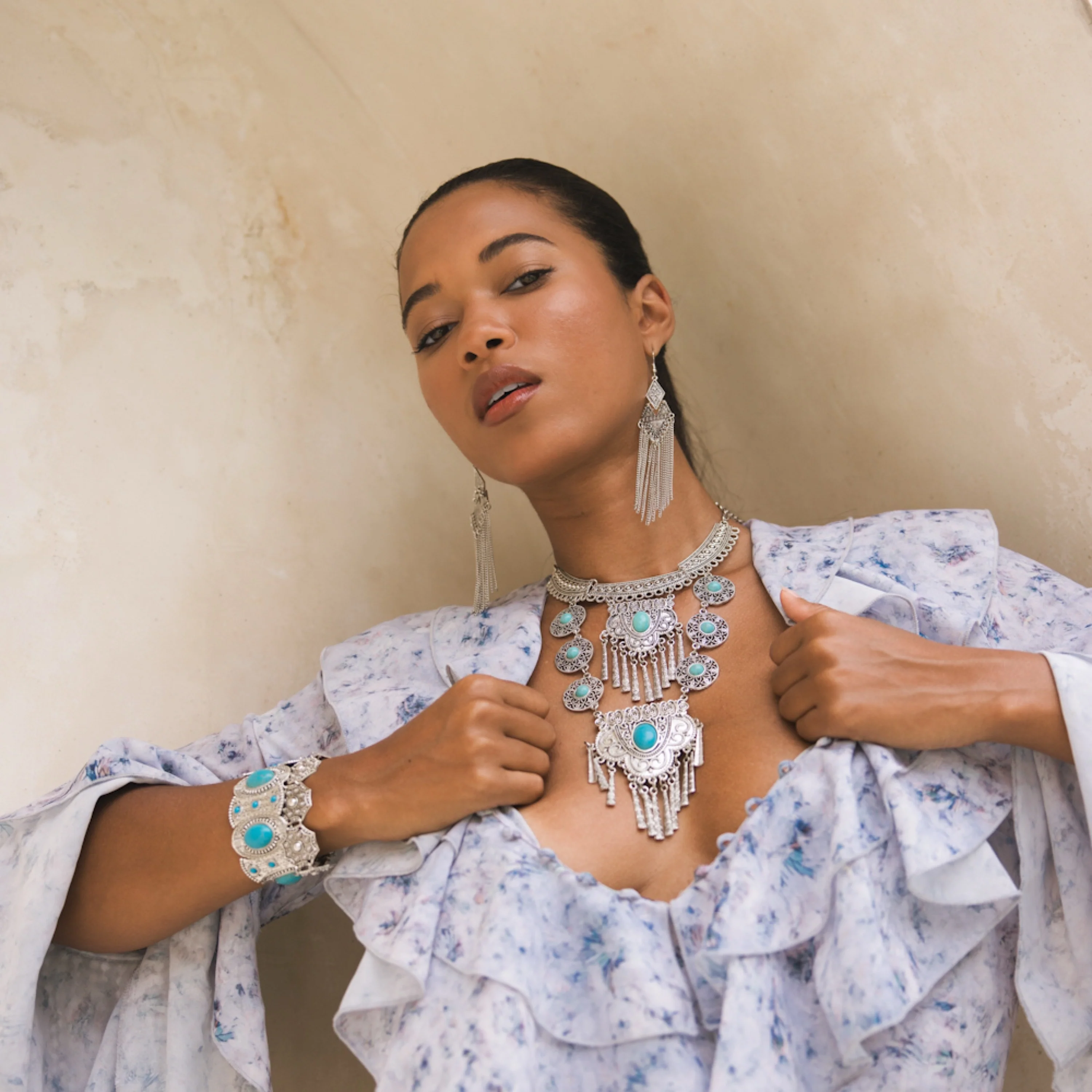 Ara Boho Statement Necklace - 3 Colors! - Image 4