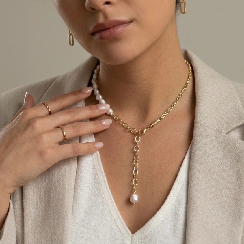 Ashlyn Freshwater Pearl Necklace - LAST CHANCE! - Image 12