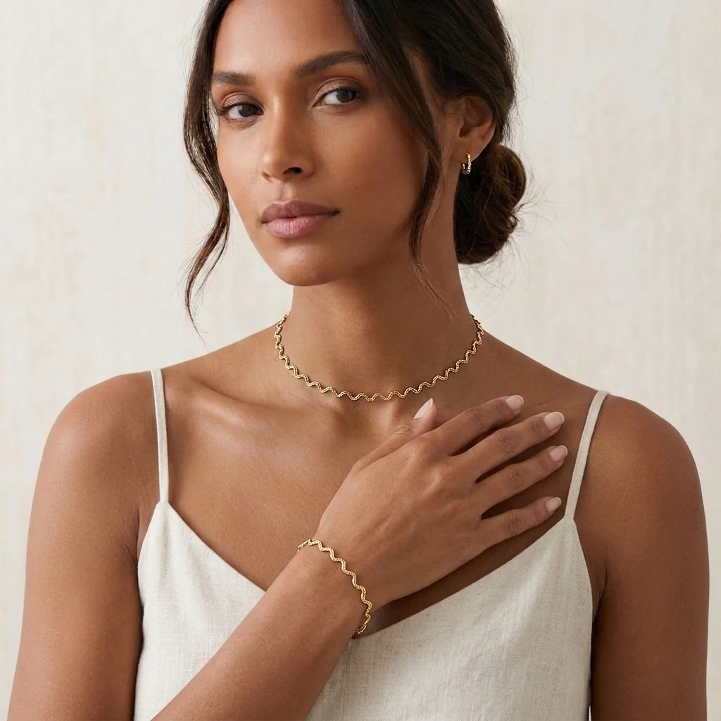 Aura Ripple Chain Bracelet - Image 11