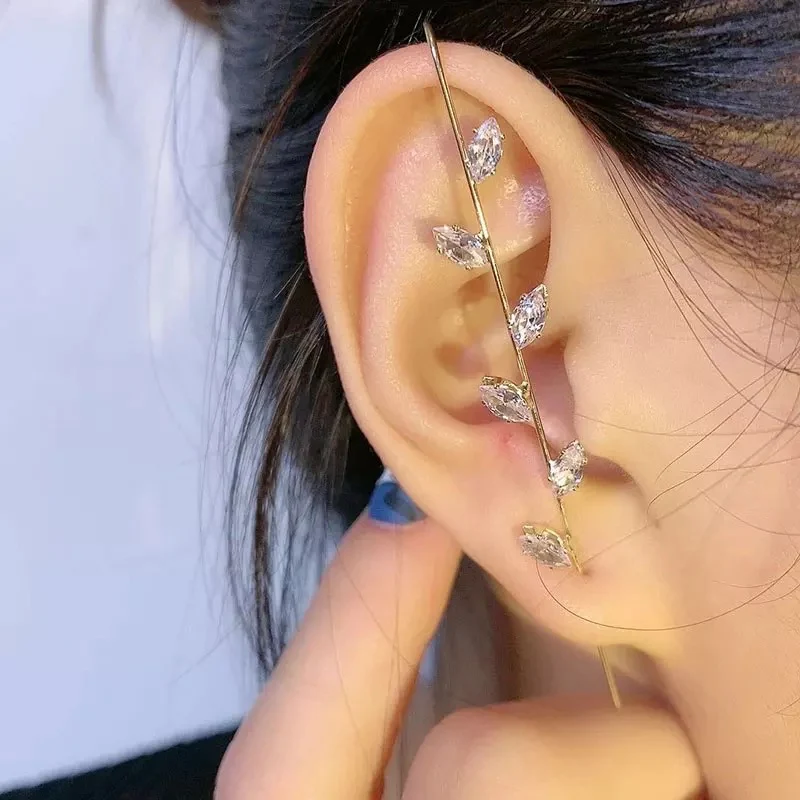 Azalea Leaves Ear Hook / Ear Cuff - LAST CHANCE! - Image 12
