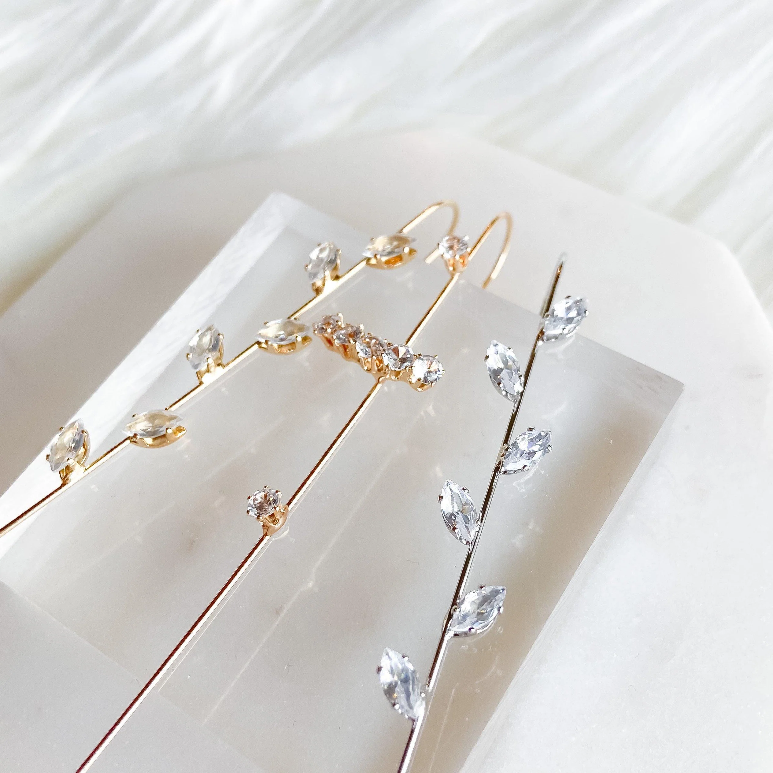 Azalea Leaves Ear Hook / Ear Cuff - LAST CHANCE! - Image 7