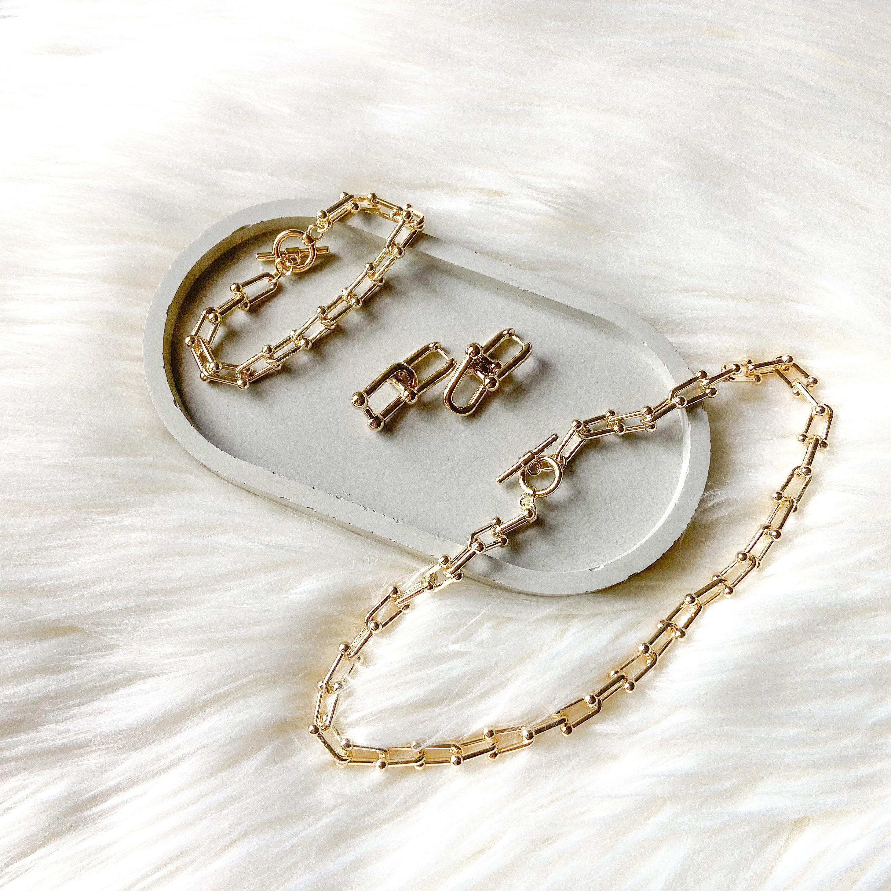 Bar-Belle Chain Link Necklace - LAST CHANCE / FINAL SALE - Image 6