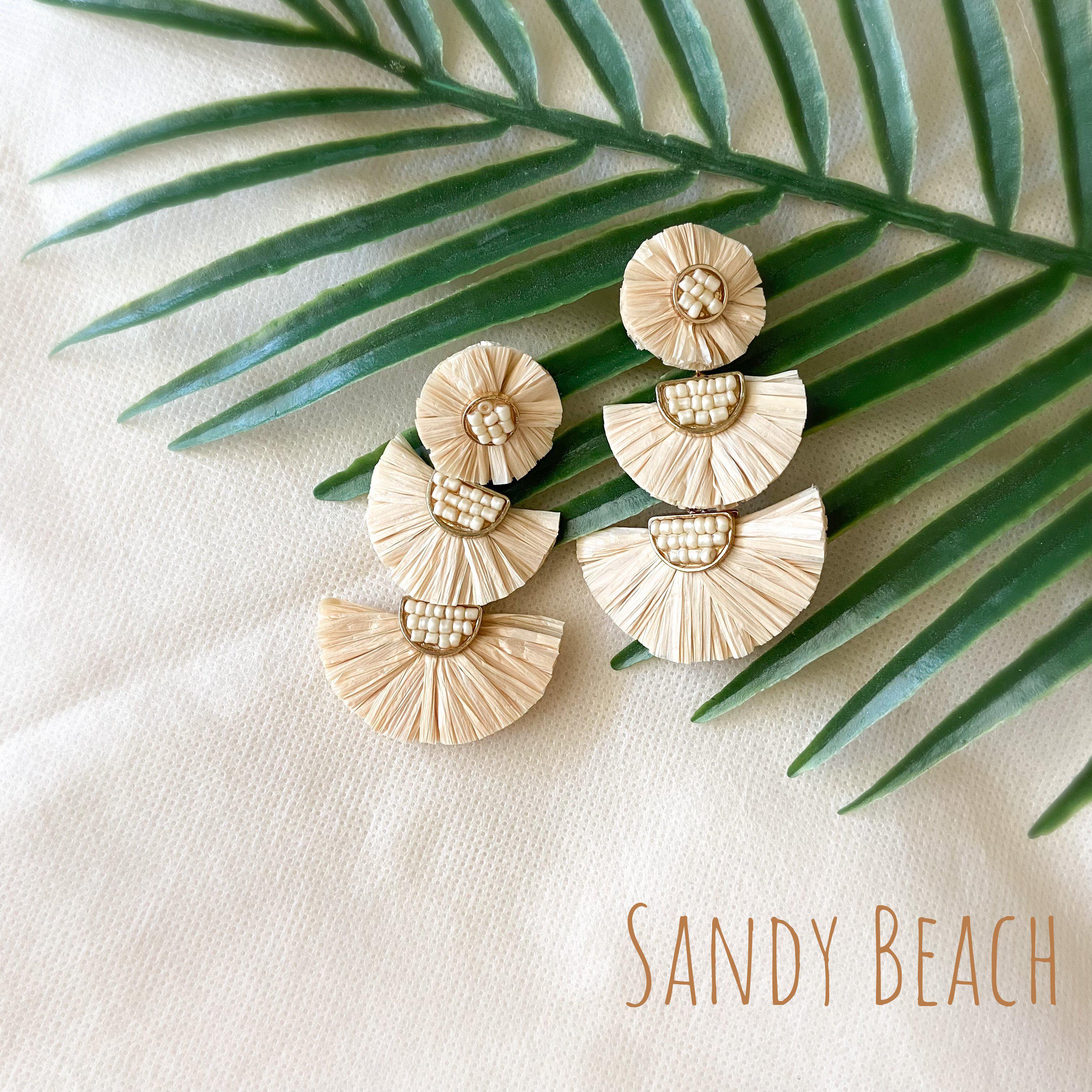 Bellini Raffia Statement Earrings - LAST CHANCE! - Image 16