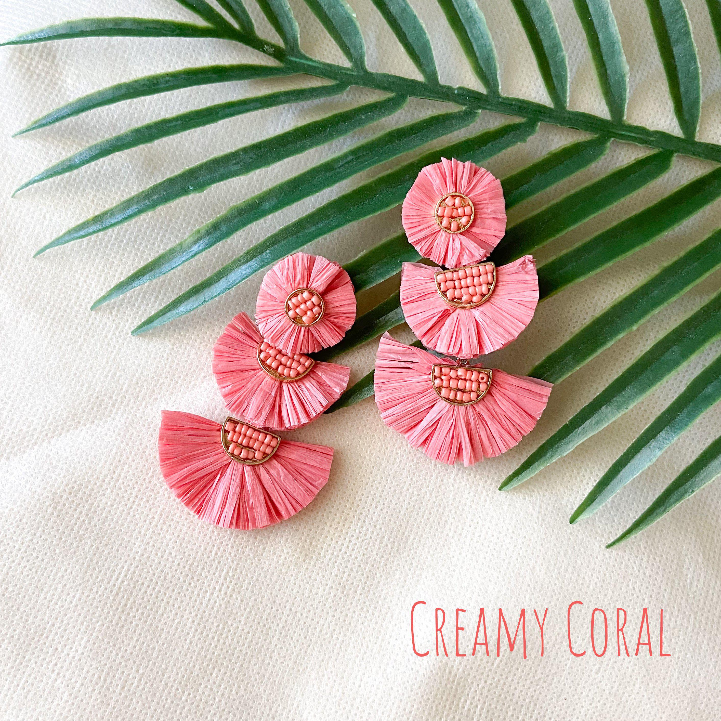 Bellini Raffia Statement Earrings - LAST CHANCE! - Image 21