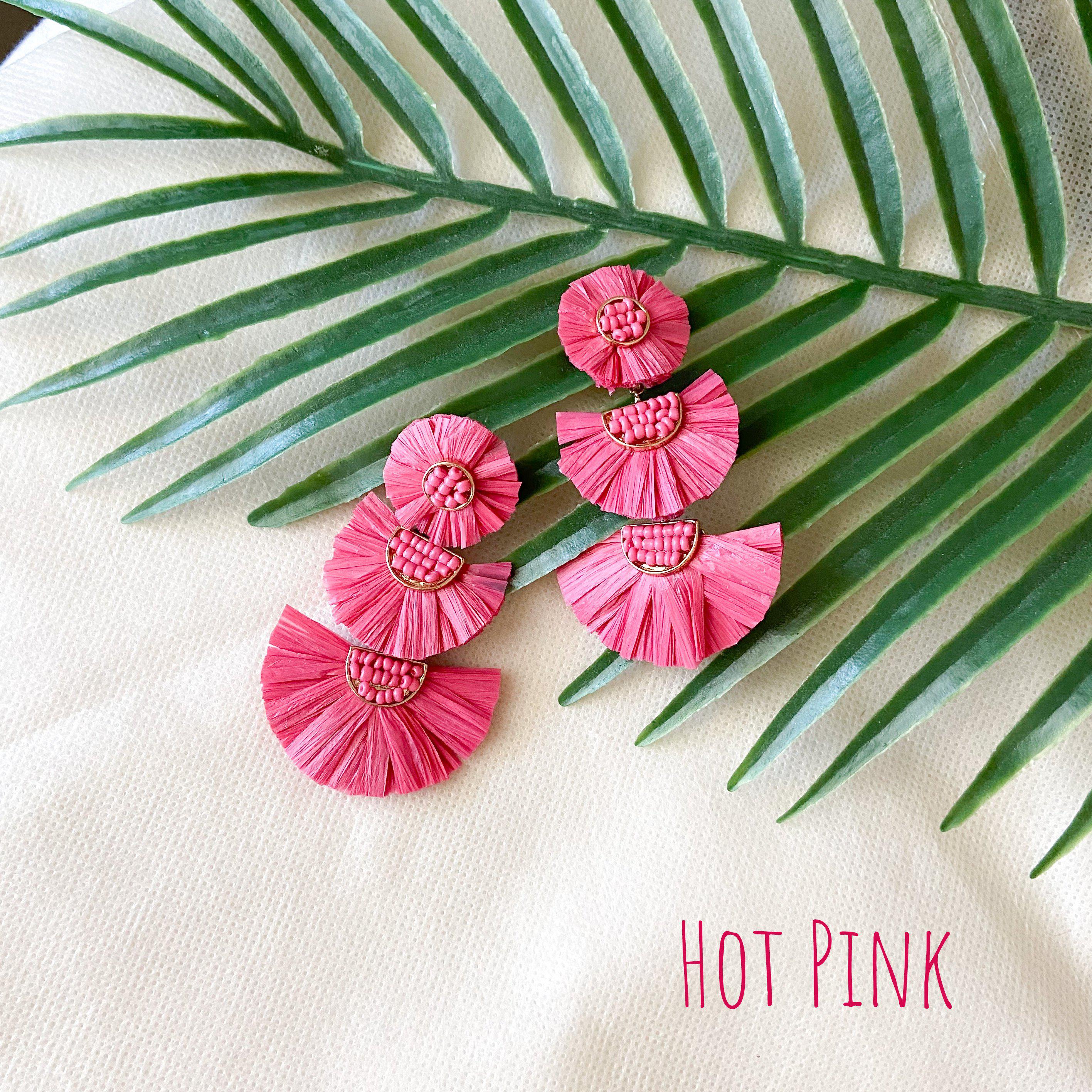 Bellini Raffia Statement Earrings - LAST CHANCE! - Image 22