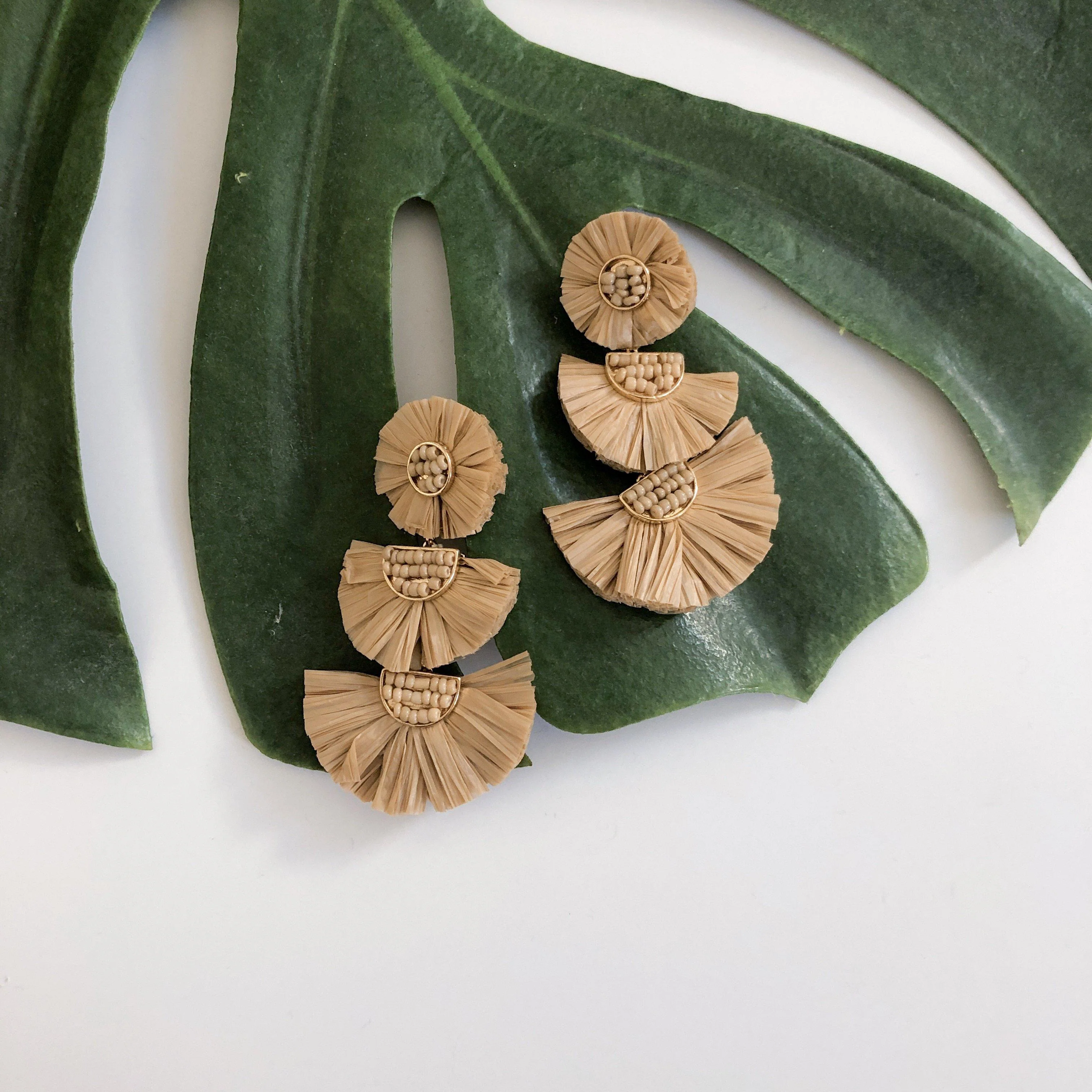 Bellini Raffia Statement Earrings - LAST CHANCE! - Image 32