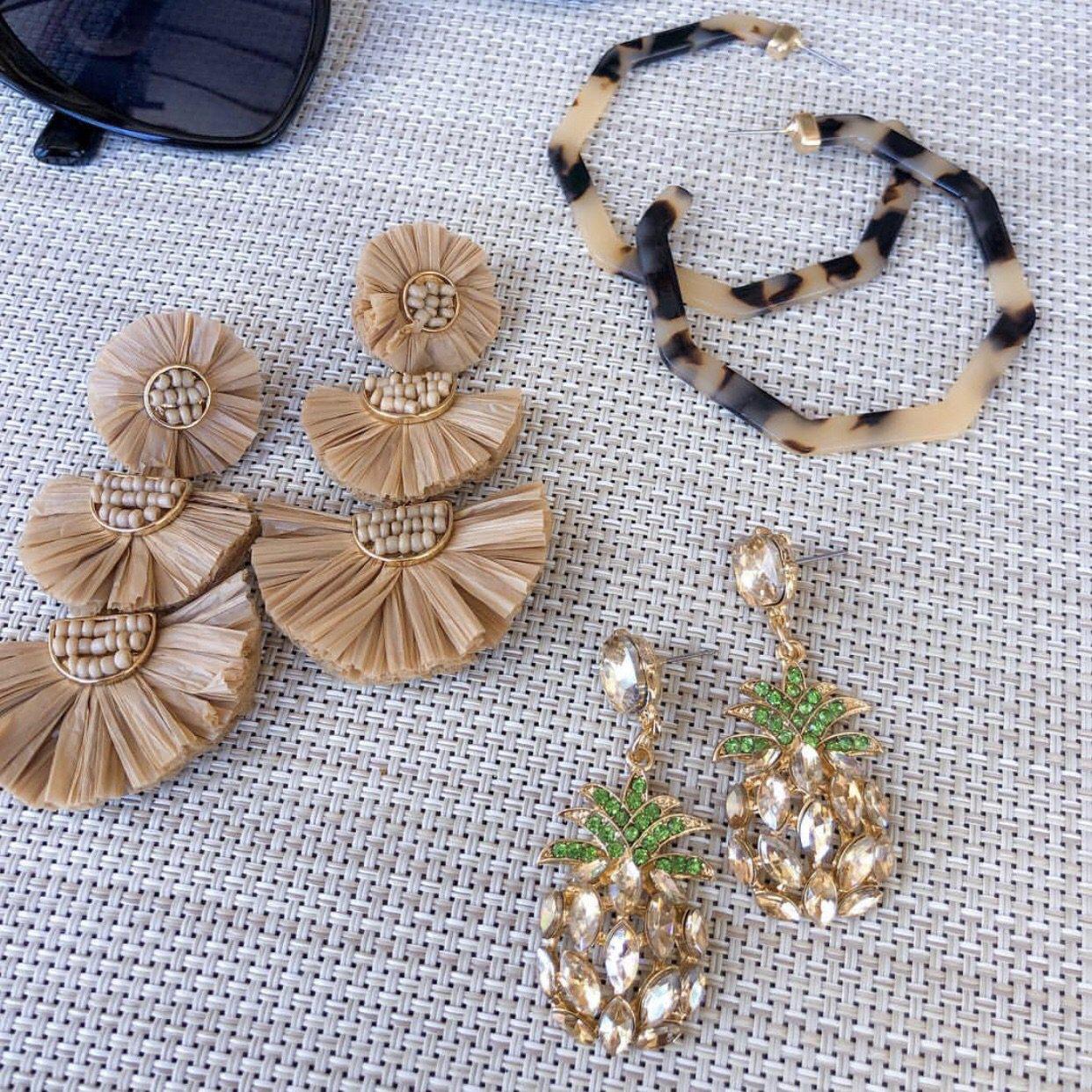 Bellini Raffia Statement Earrings - LAST CHANCE! - Image 34