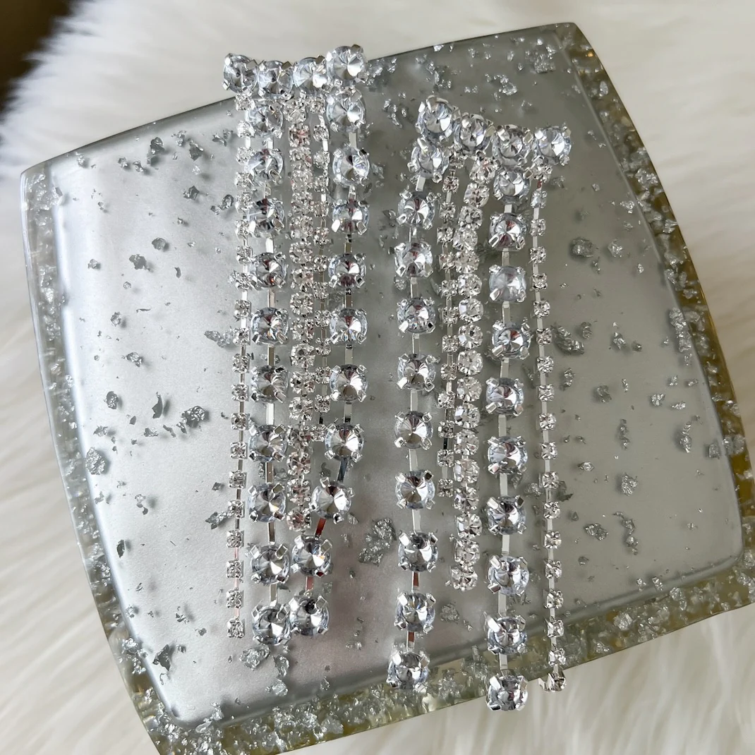 Boa Rhinestone Duster Earrings - Image 16