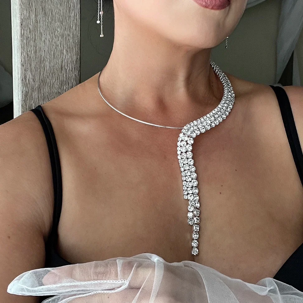 Boa Rhinestone Necklace - Image 13