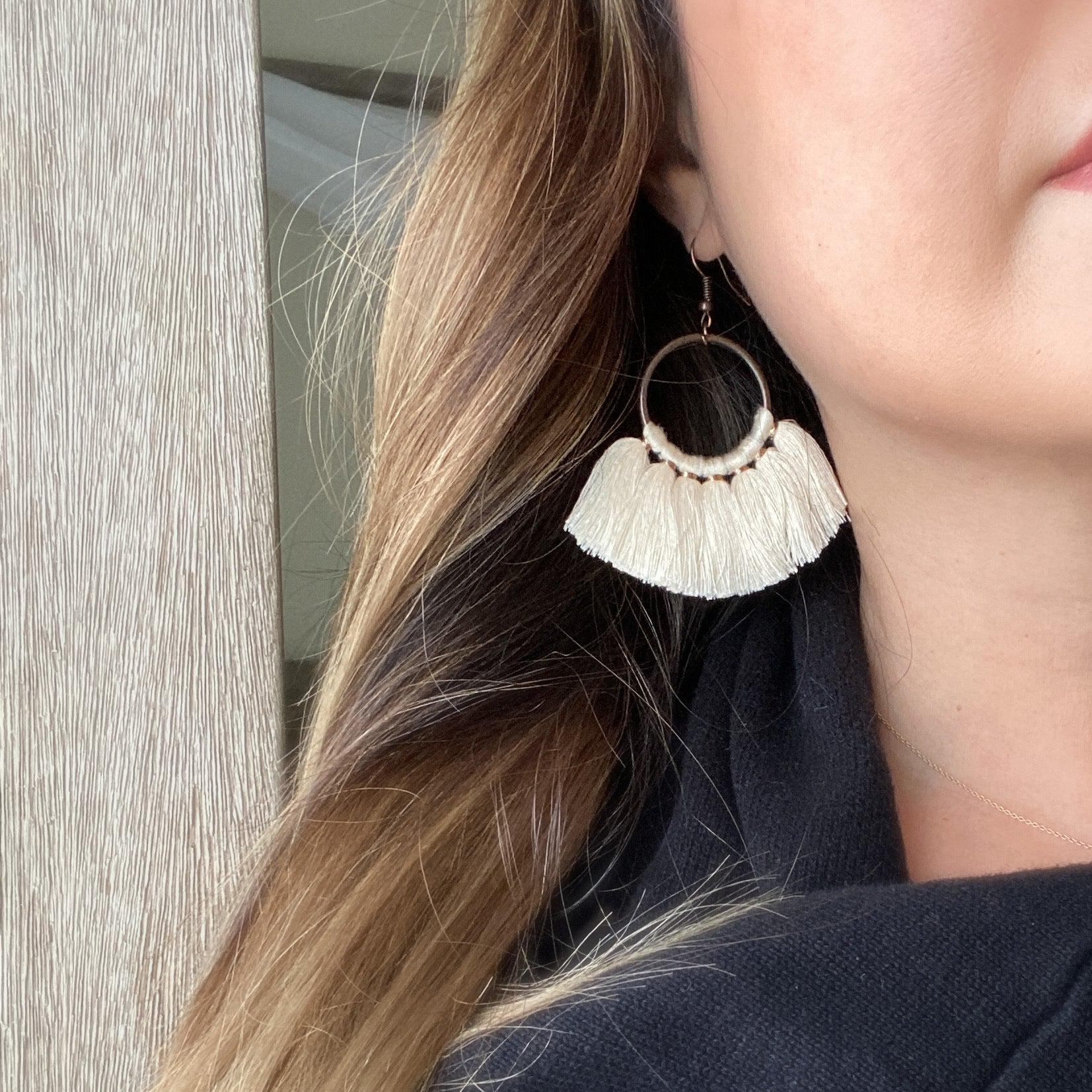 Bohemian Tassel Earrings - LAST CHANCE - Image 5