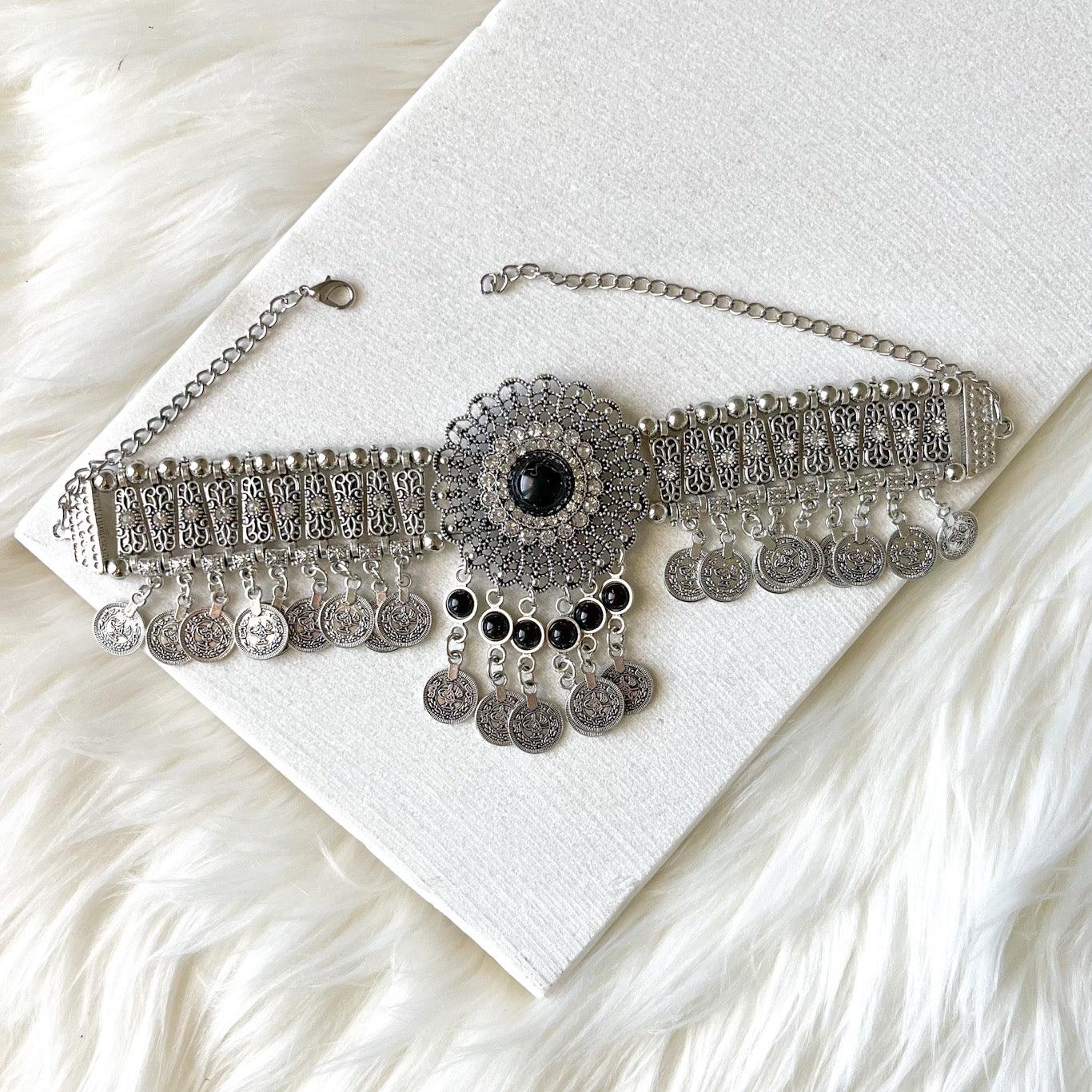 Boho Flower Statement Choker - 4 Colors - Image 23