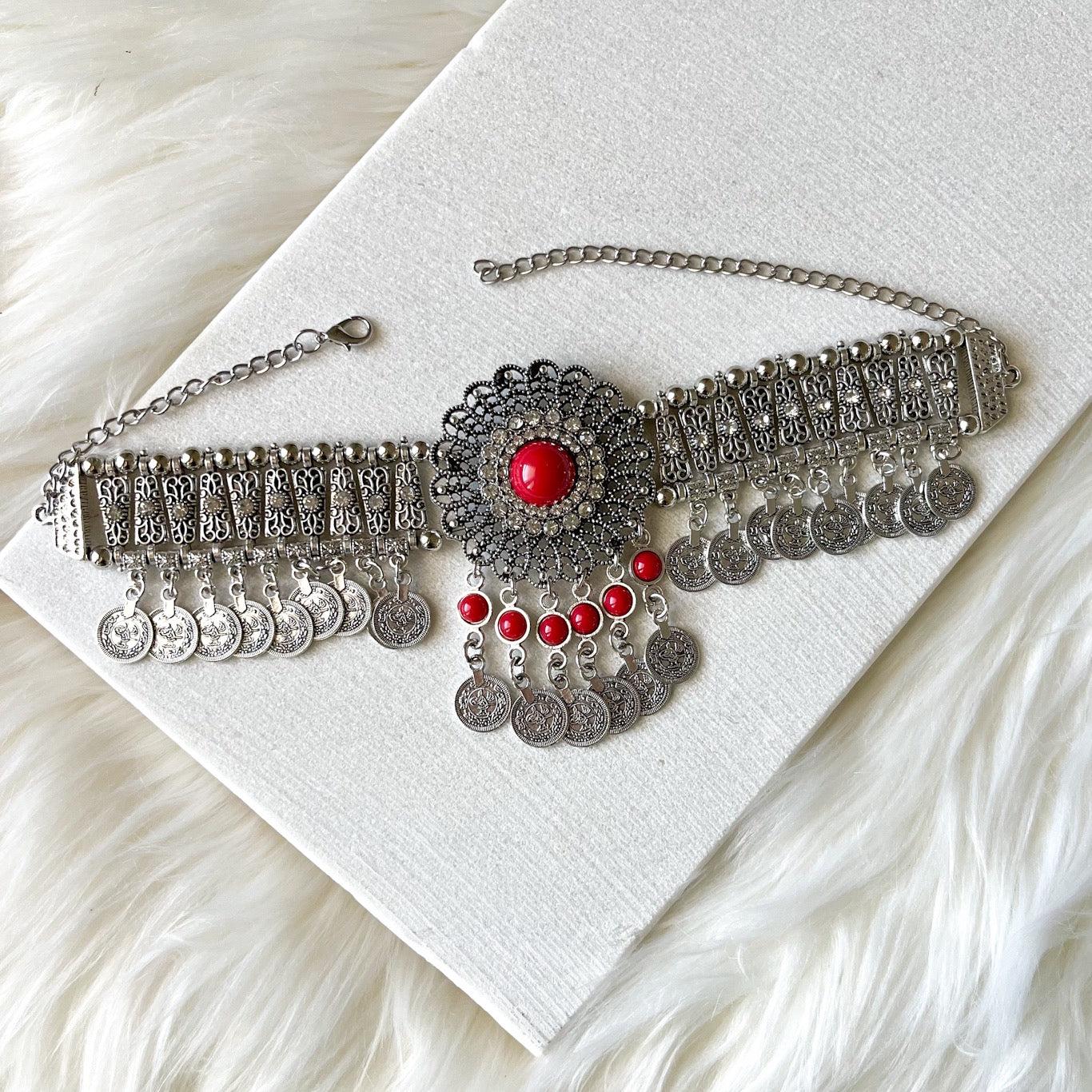 Boho Flower Statement Choker - 4 Colors - Image 24