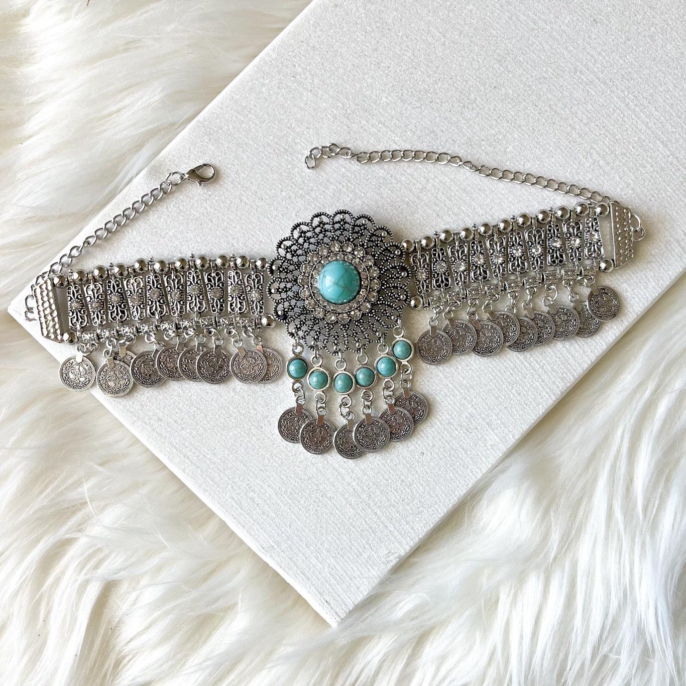 Boho Flower Statement Choker - 4 Colors - Image 25