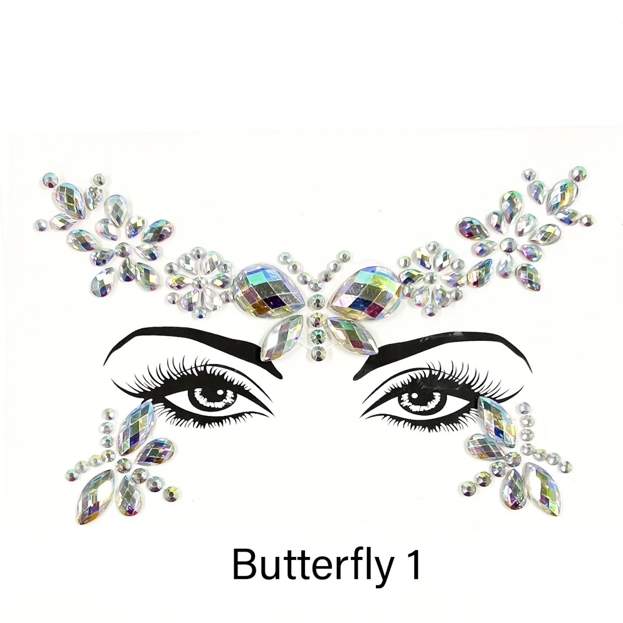 Butterflies and Stars Face Jewels - 5 Designs! - Image 2
