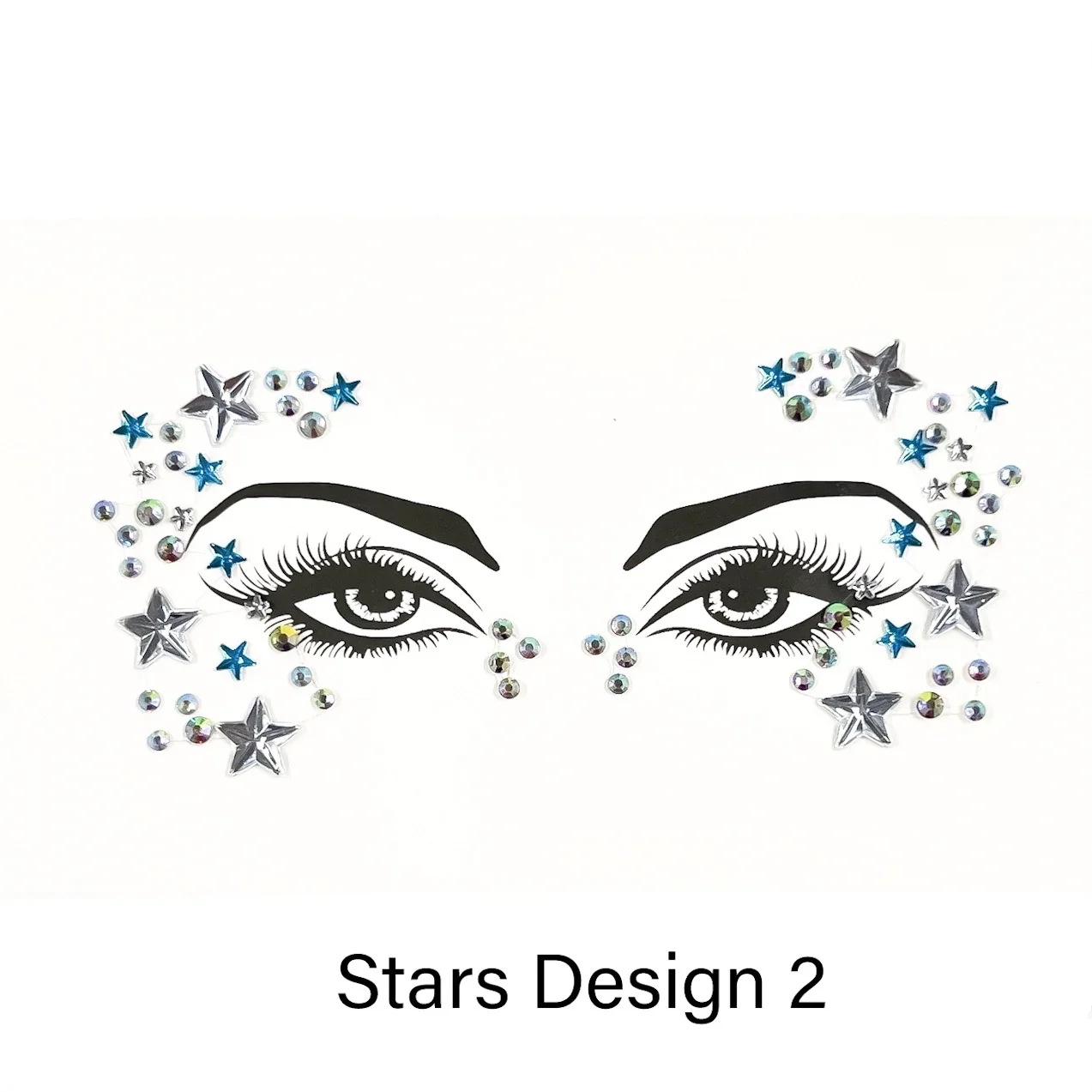 Butterflies and Stars Face Jewels - 5 Designs! - Image 4