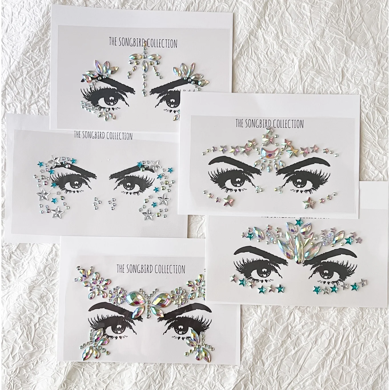 Butterflies and Stars Face Jewels - 5 Designs! - Image 7