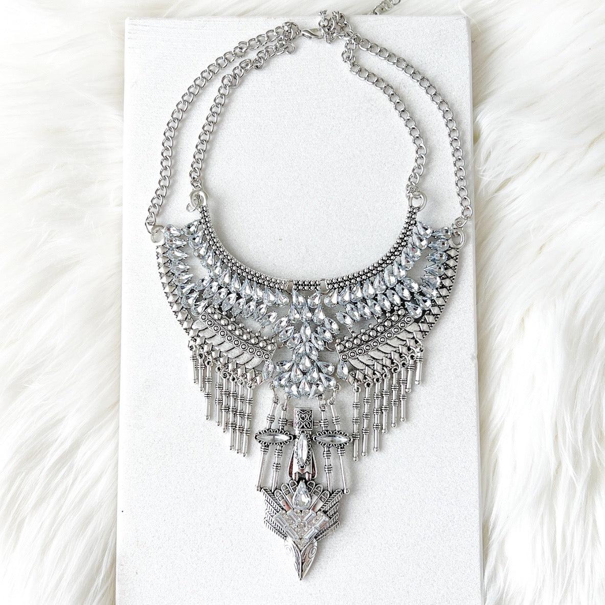 Calista Maxi Statement Necklace - Image 2