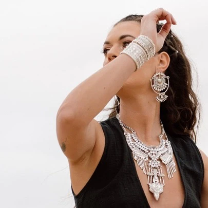 Calista Maxi Statement Necklace - Image 21