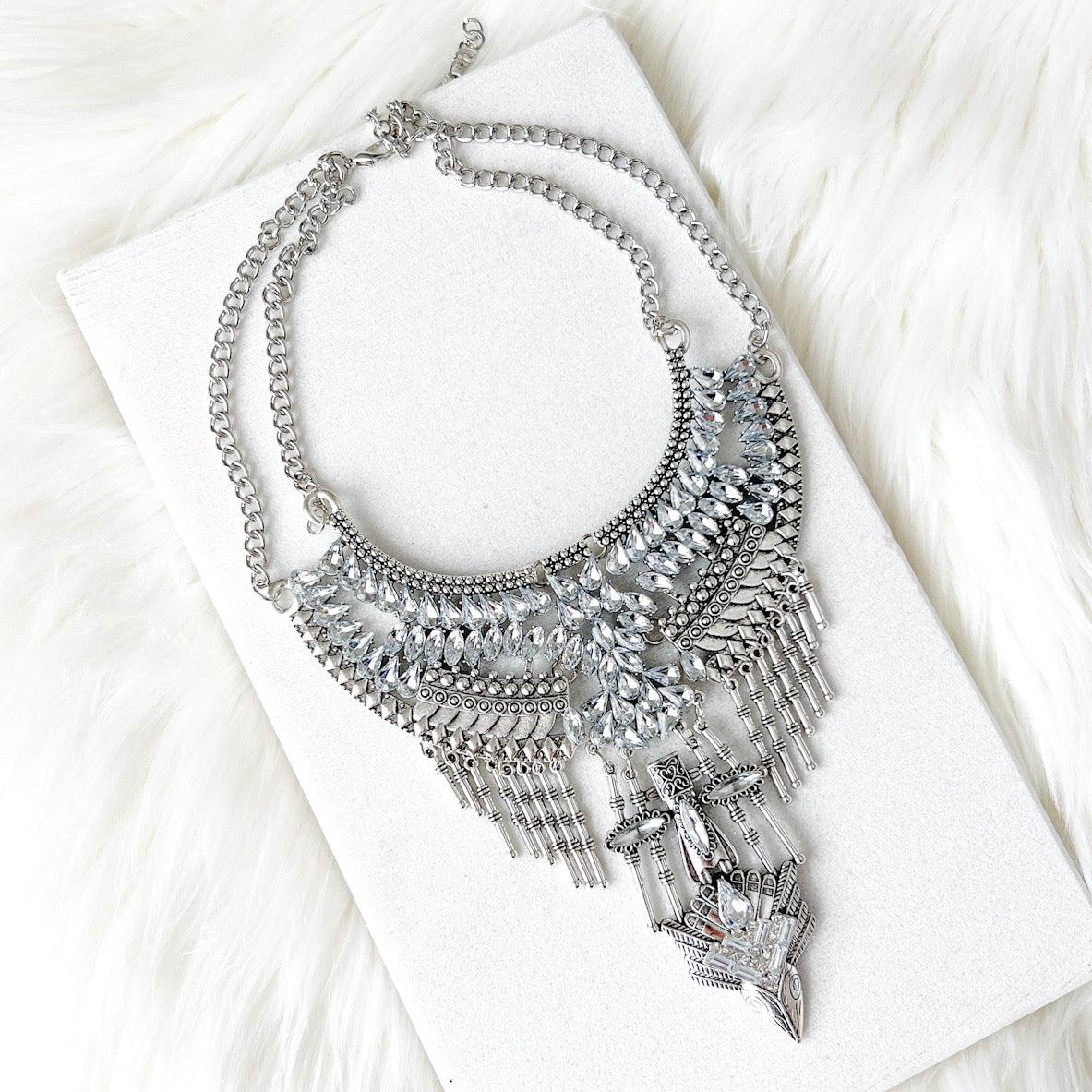 Calista Maxi Statement Necklace - Image 36