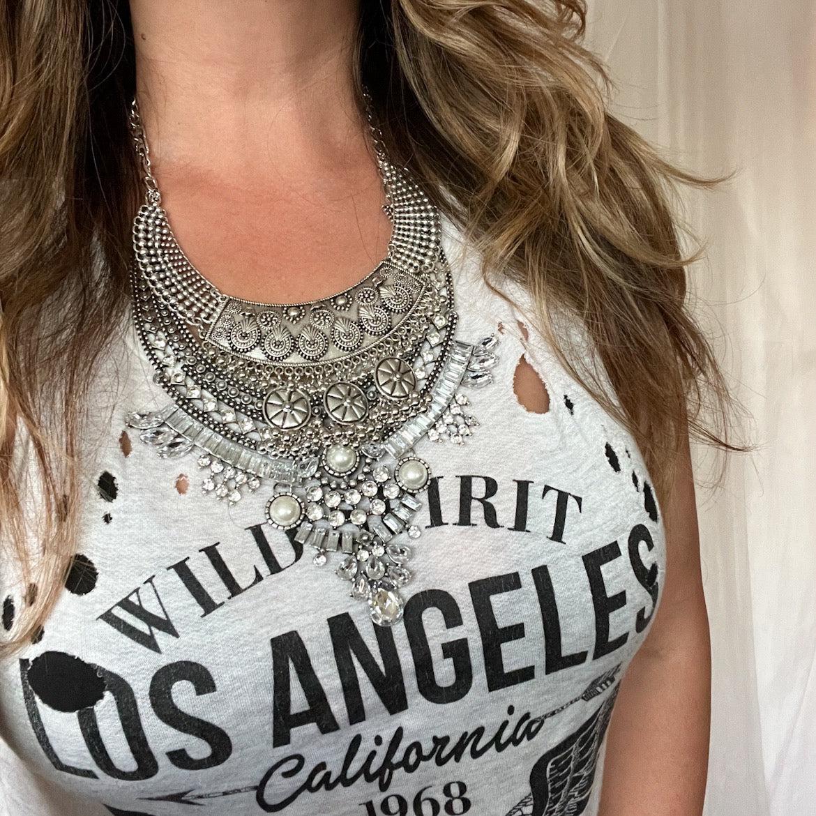 Calypso Maxi Statement Necklace - Image 9