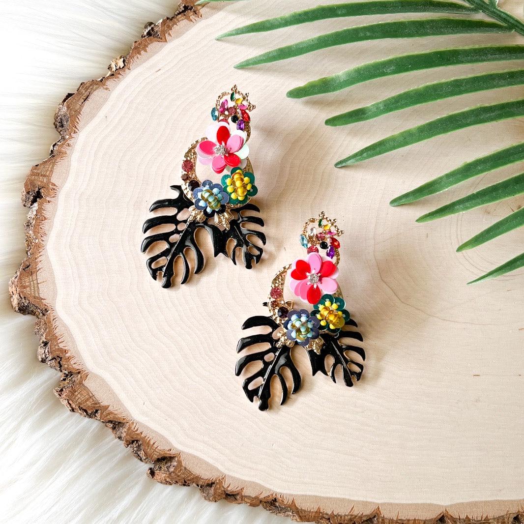 Caribbean Palm Leaf Earrings - 6 Colors LAST CHANCE! - Image 11