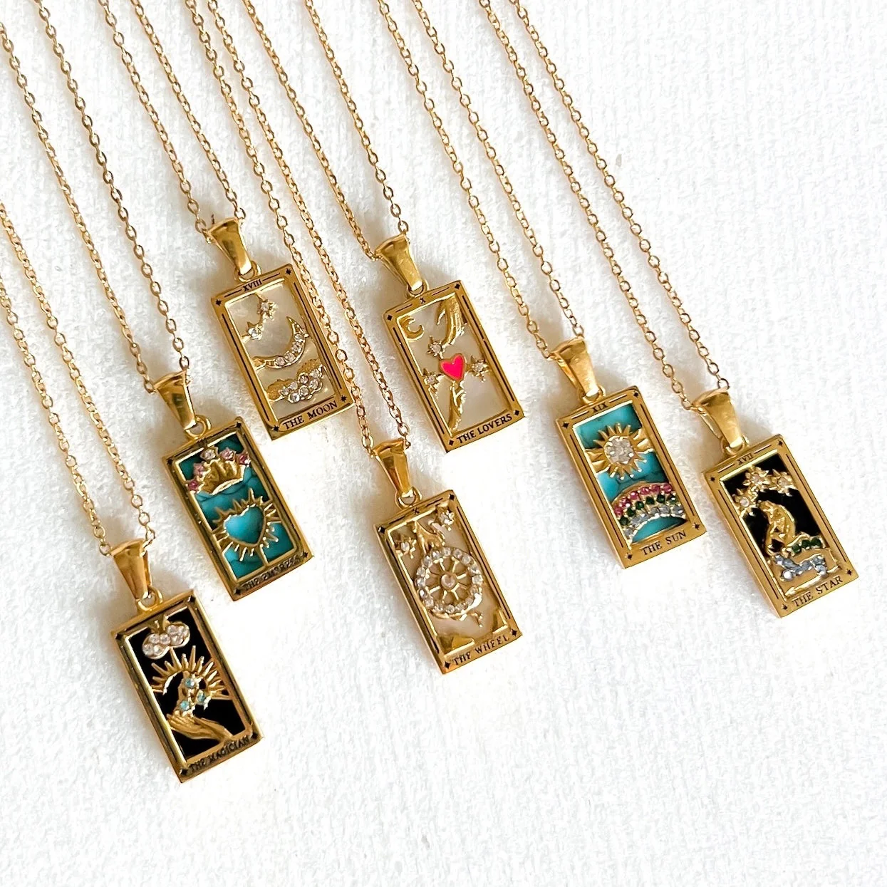 Celestial Manifestation Tarot Necklace - 10+ Designs - Image 28