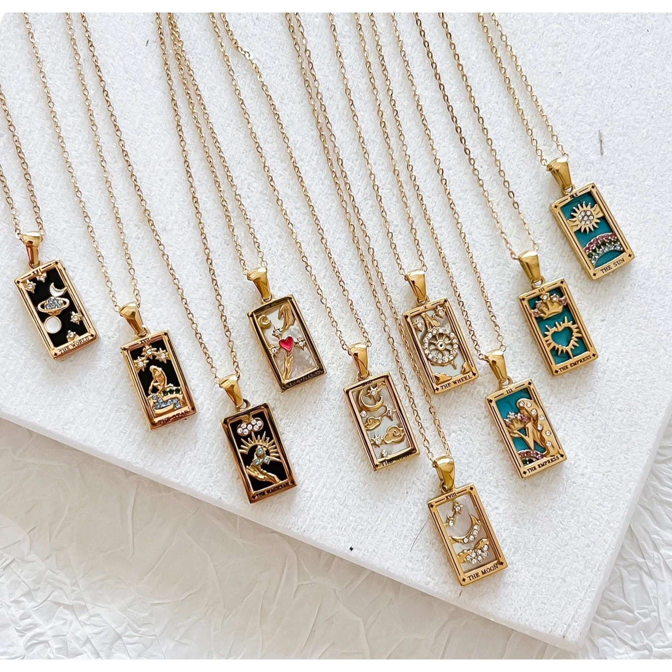 Celestial Manifestation Tarot Necklace - 10+ Designs - Image 3