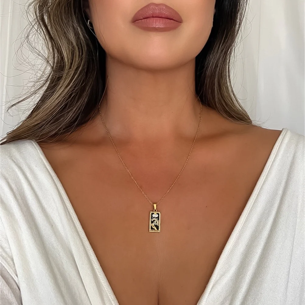 Celestial Manifestation Tarot Necklace - 10+ Designs - Image 4