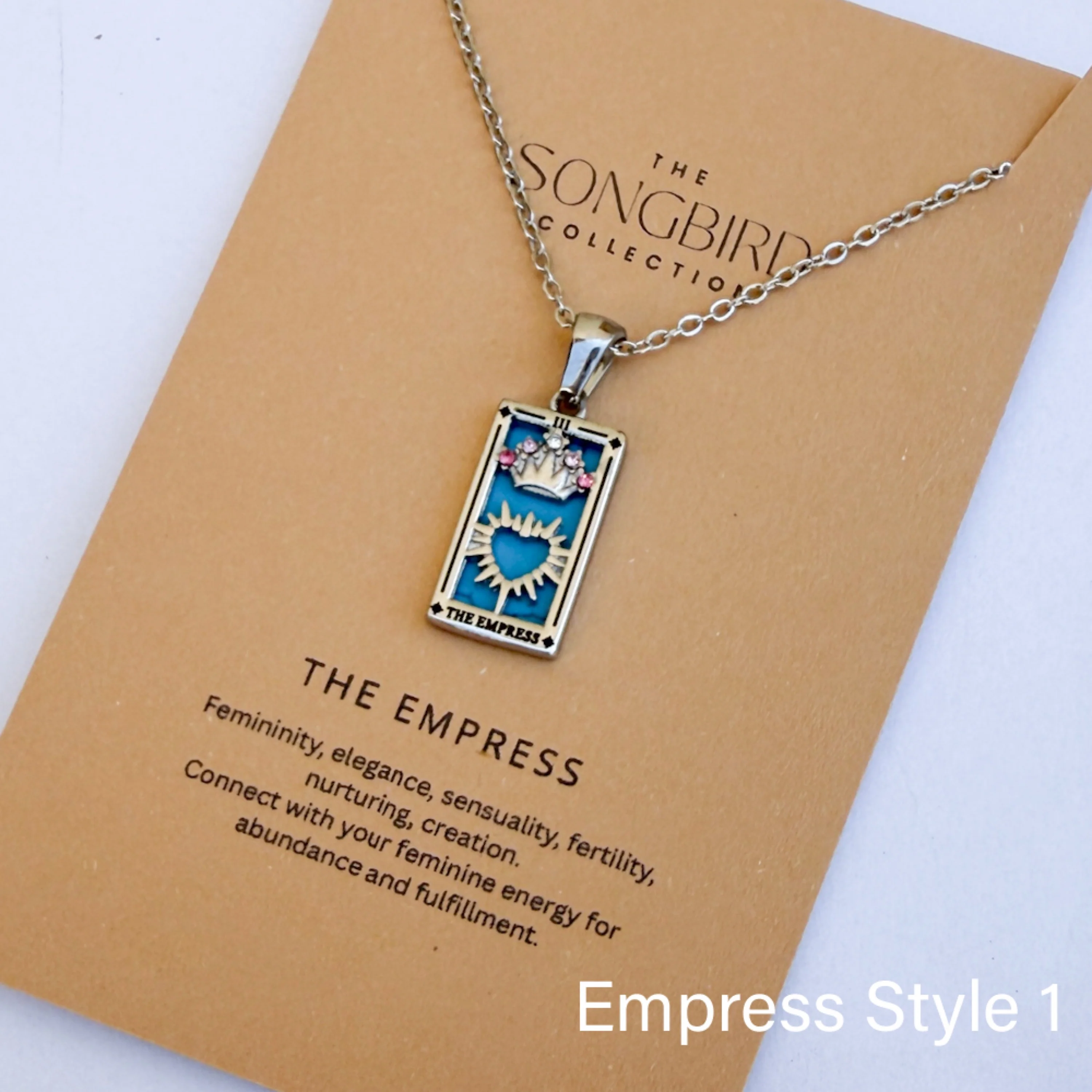 Celestial Manifestation Tarot Necklace - 10+ Designs - Image 45