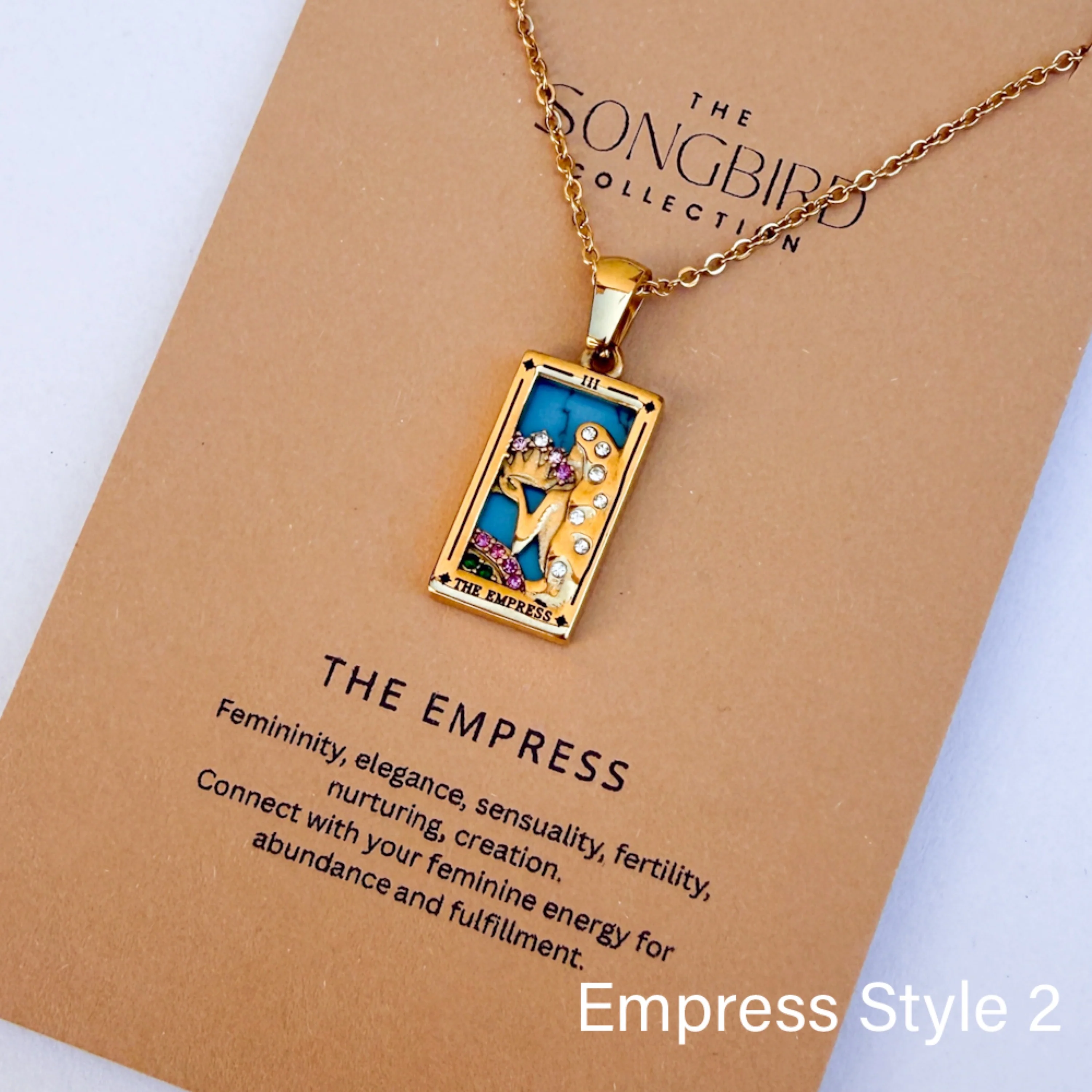 Celestial Manifestation Tarot Necklace - 10+ Designs - Image 47
