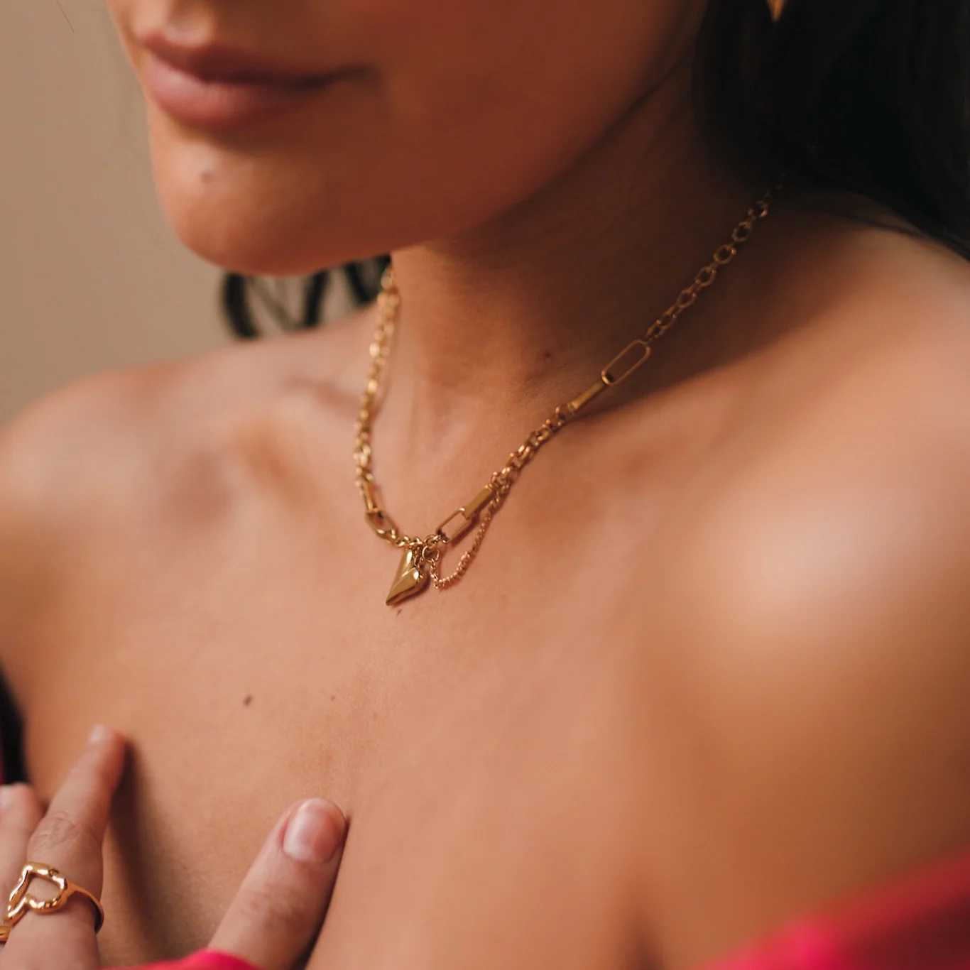 Chained Heart Necklace - LAST CHANCE! - Image 9