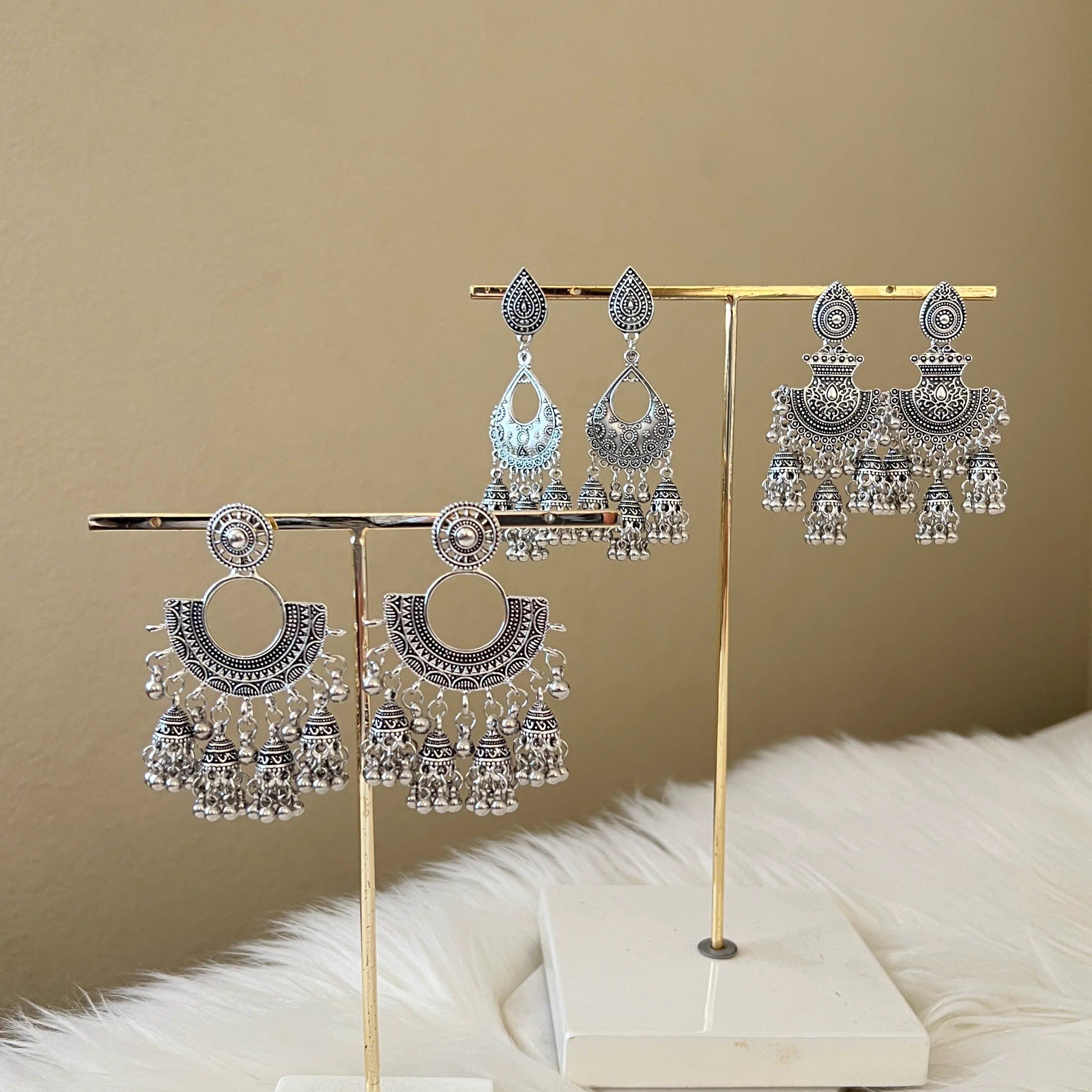 Chakra Vintage Metal Earrings - 3 STYLES - LAST CHANCE!