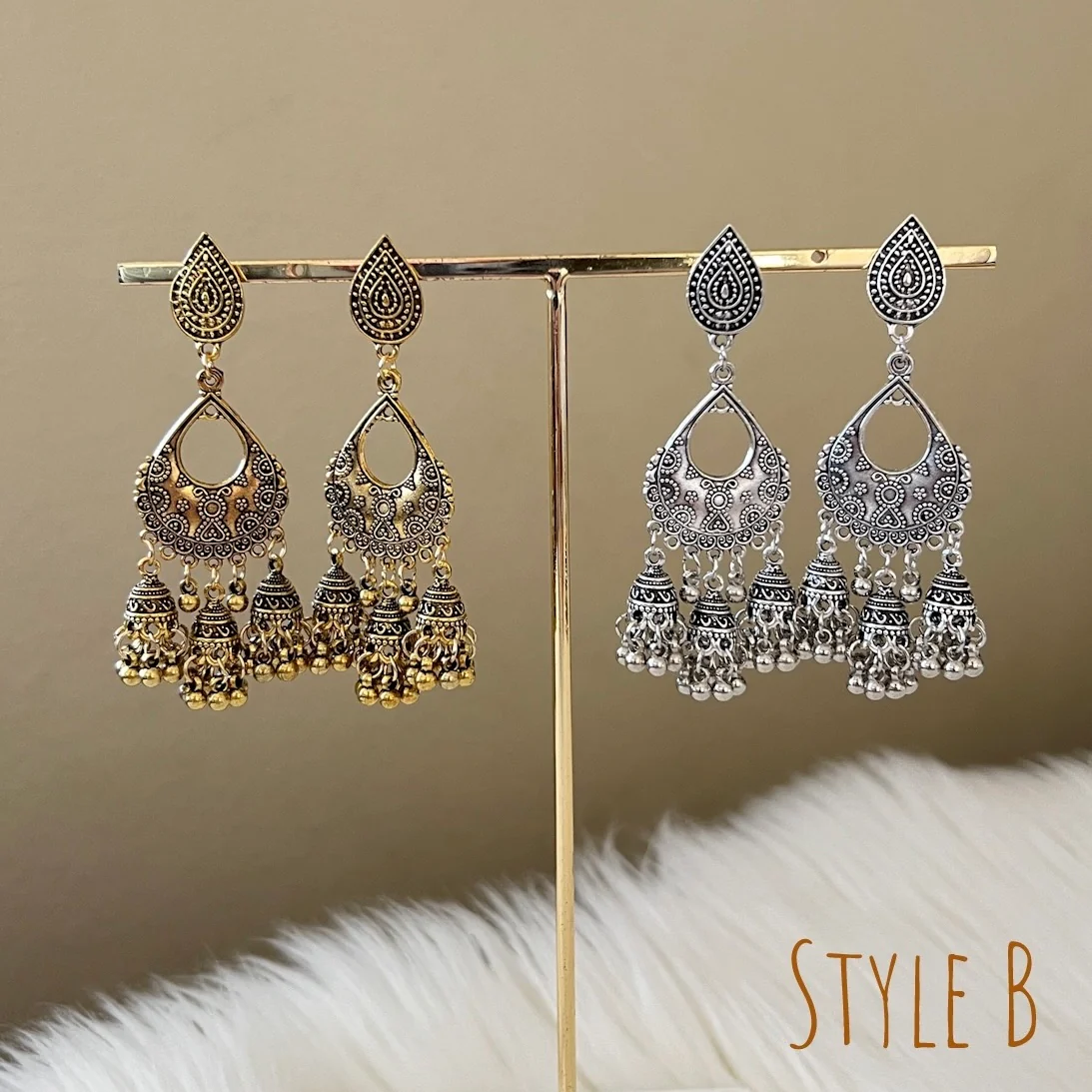 Chakra Vintage Metal Earrings - 3 STYLES - LAST CHANCE! - Image 10