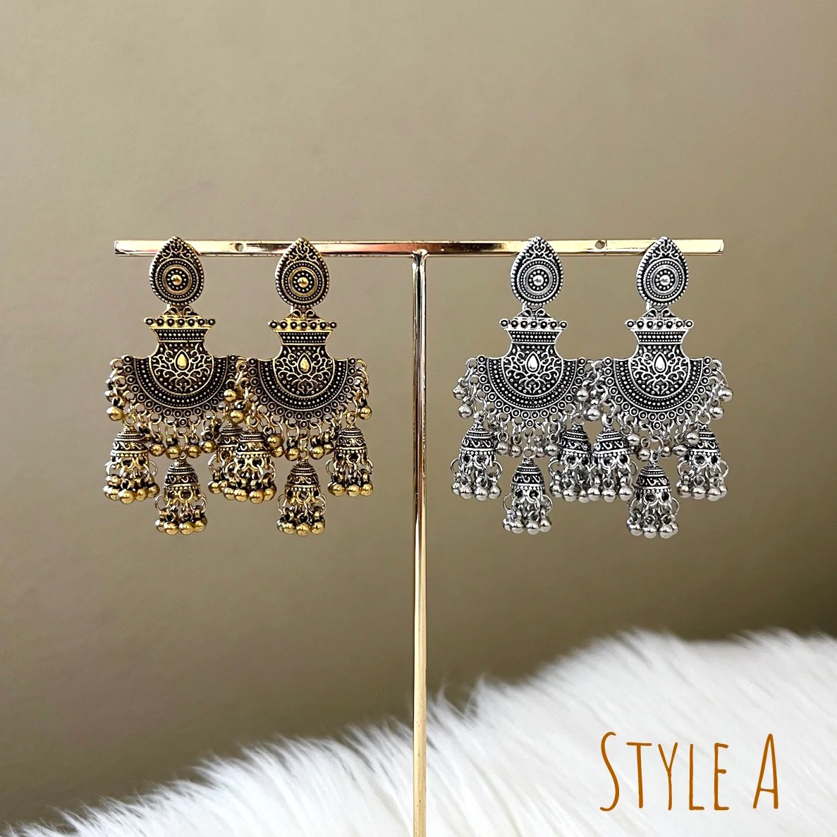 Chakra Vintage Metal Earrings - 3 STYLES - LAST CHANCE! - Image 9