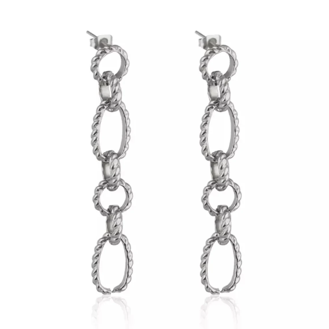Charlotte Chain Link Earrings - LAST CHANCE! - Image 9