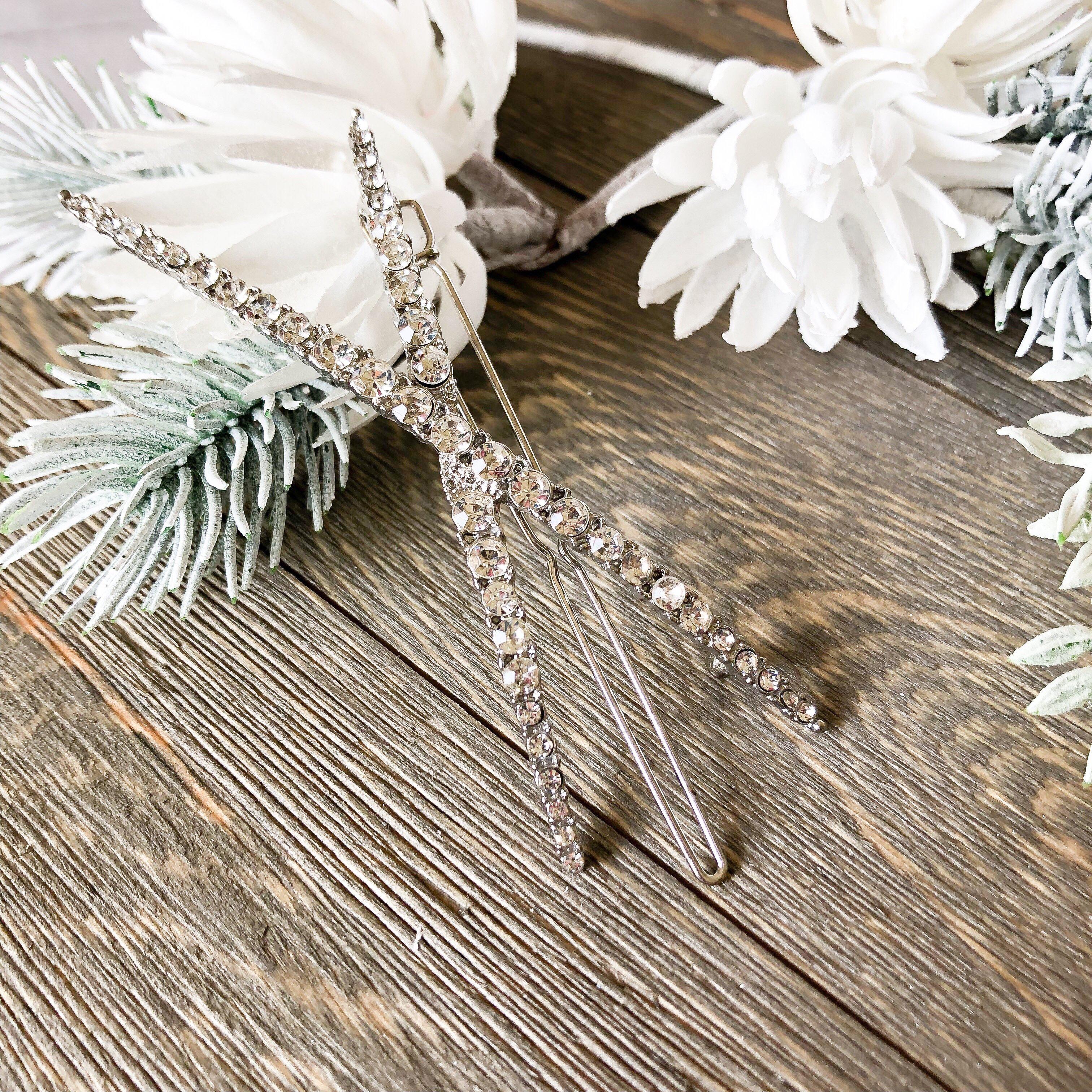 Check or X Rhinestone Hair Clips - LAST CHANCE / FINAL SALE - Image 14