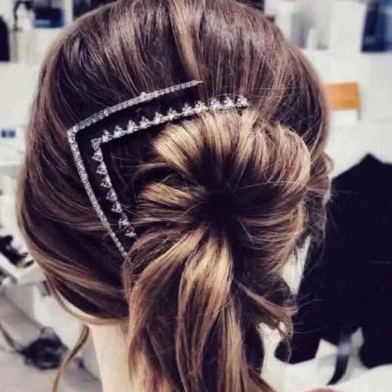 Check or X Rhinestone Hair Clips - LAST CHANCE / FINAL SALE - Image 17