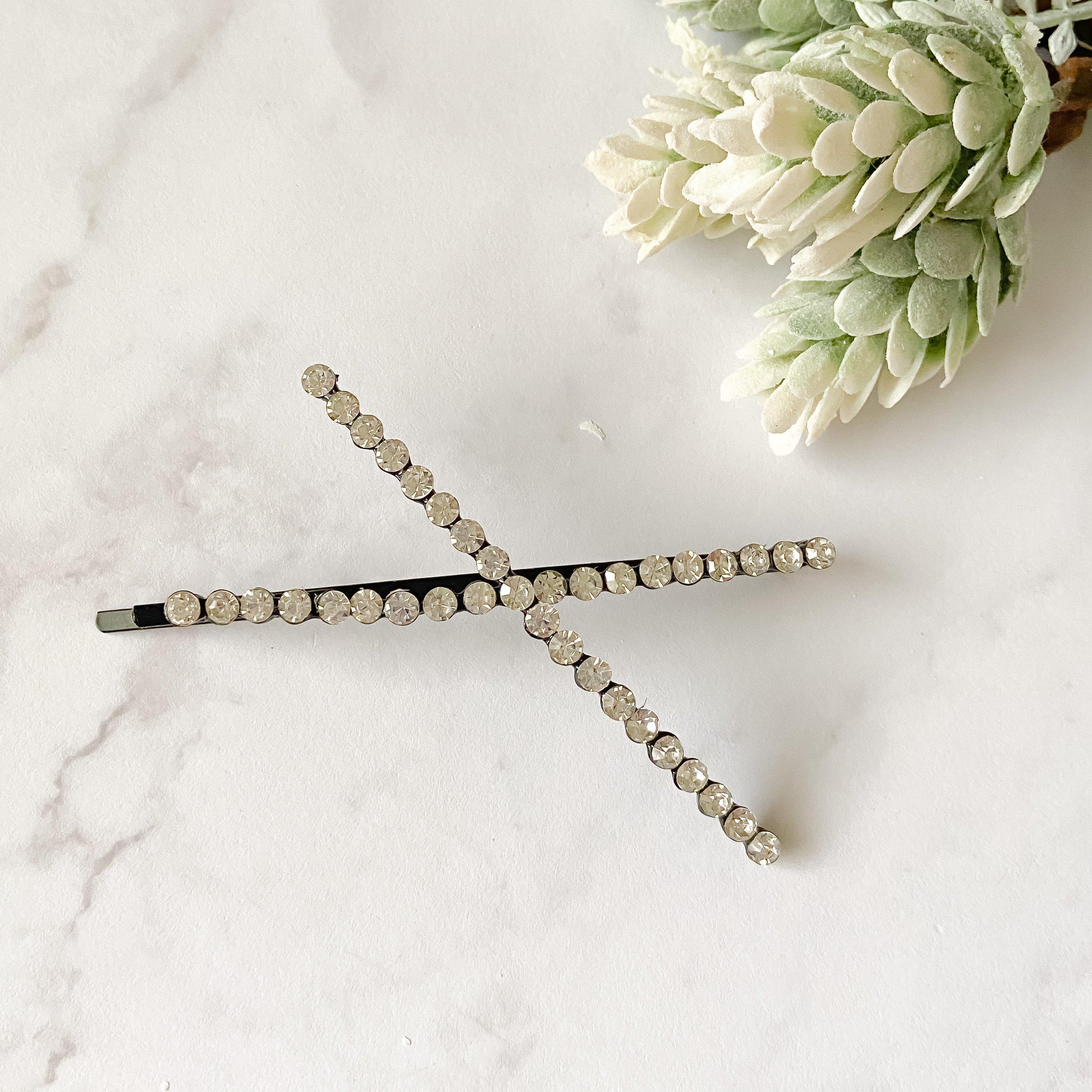 Check or X Rhinestone Hair Clips - LAST CHANCE / FINAL SALE - Image 19